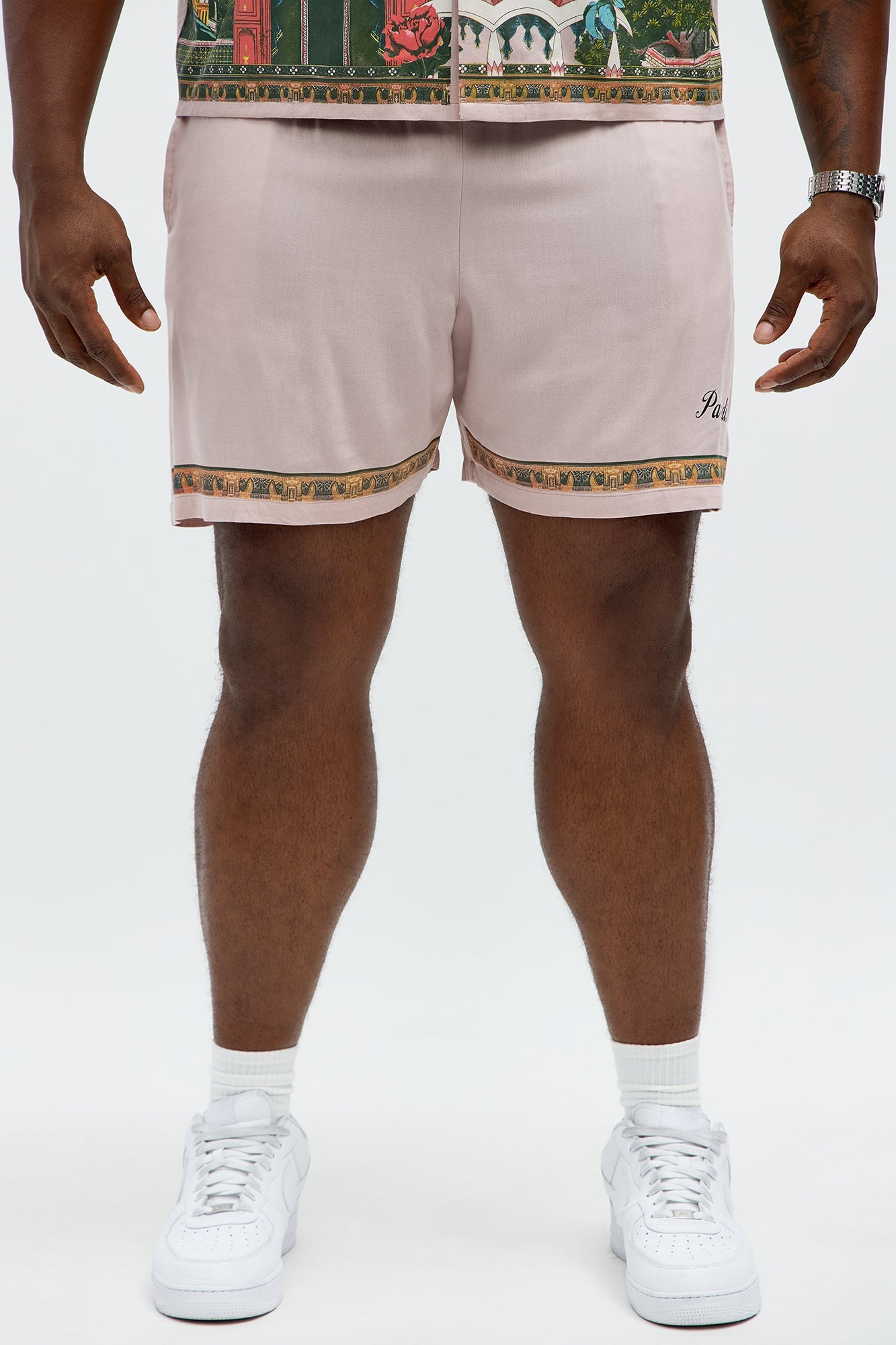 Paradise Set Relaxed Drawstring Short - Pink