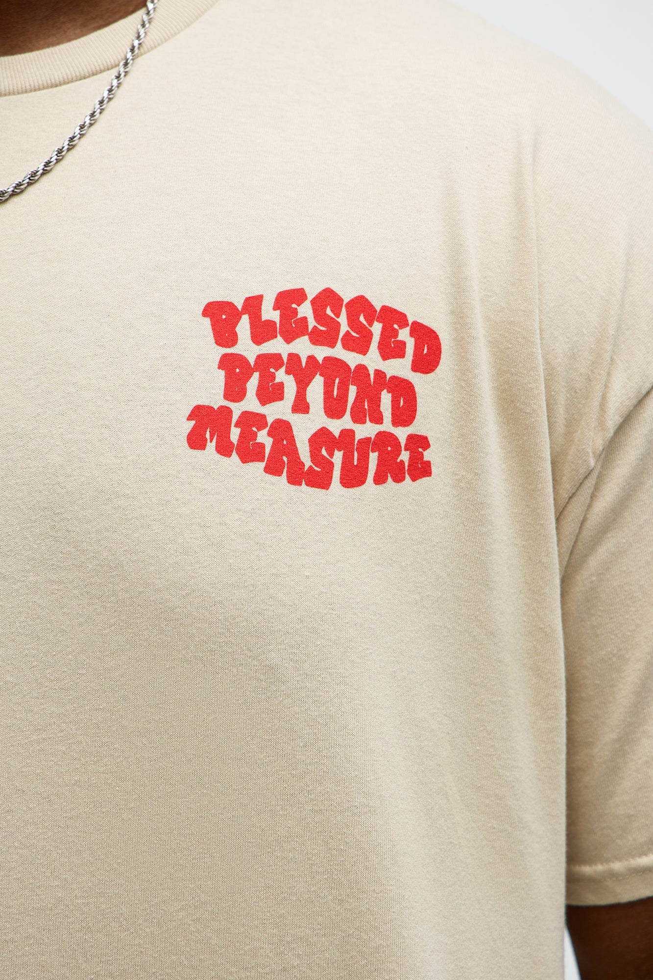 Blessed Beyond Pleasure Short Sleeve Tee - Sand