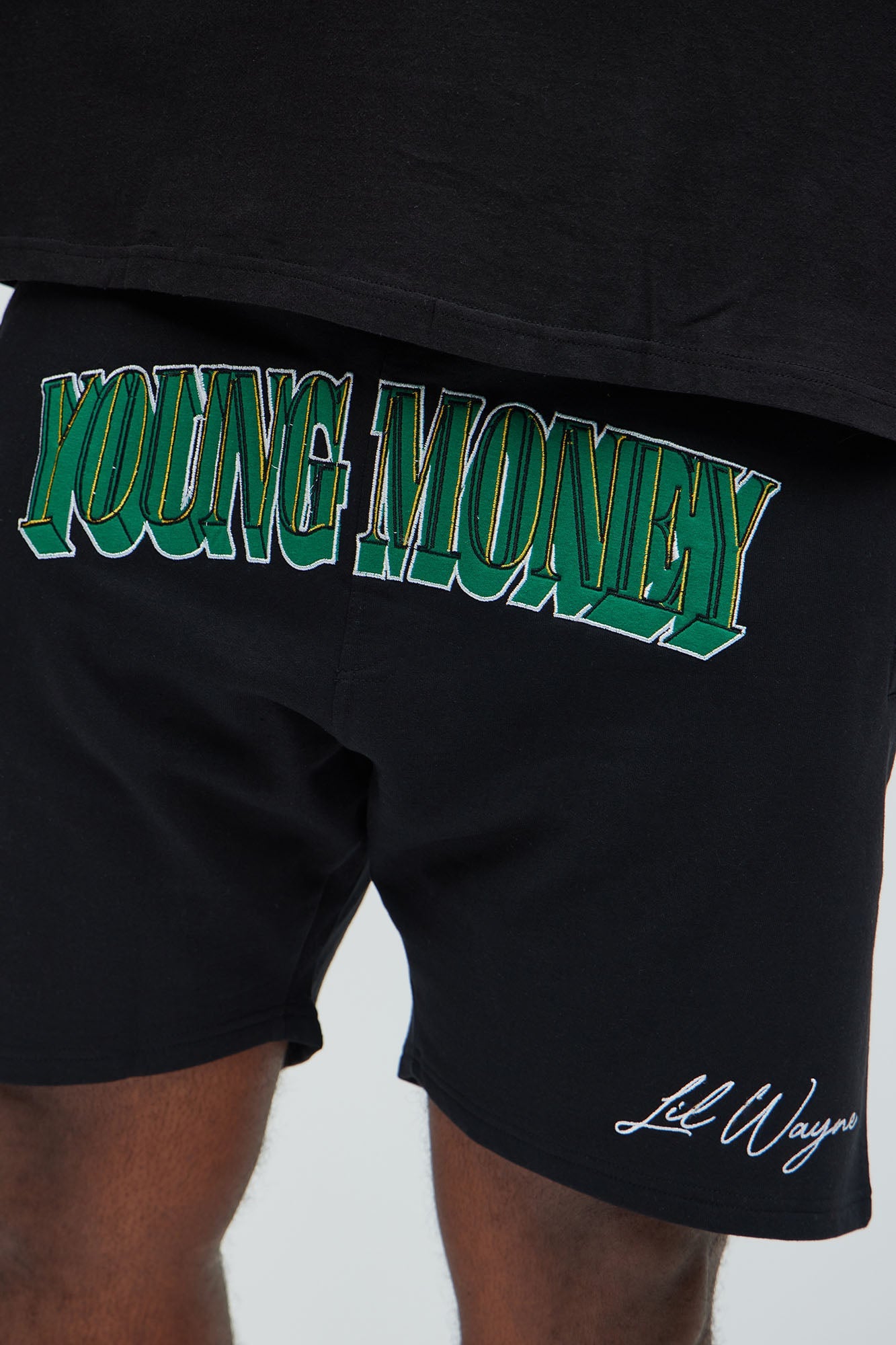 Lil Wayne Young Money Co. Sweatshorts - Black