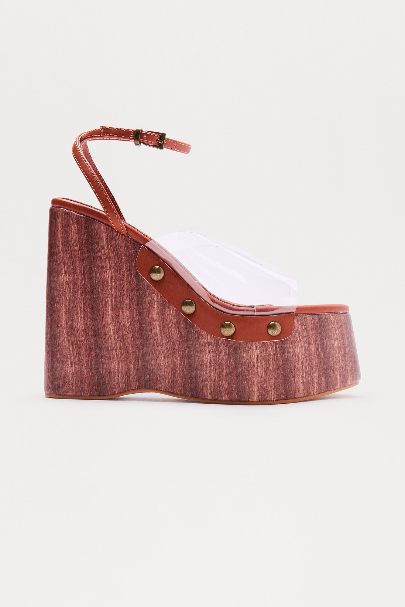 Side Effect Platform Wedges - Tan