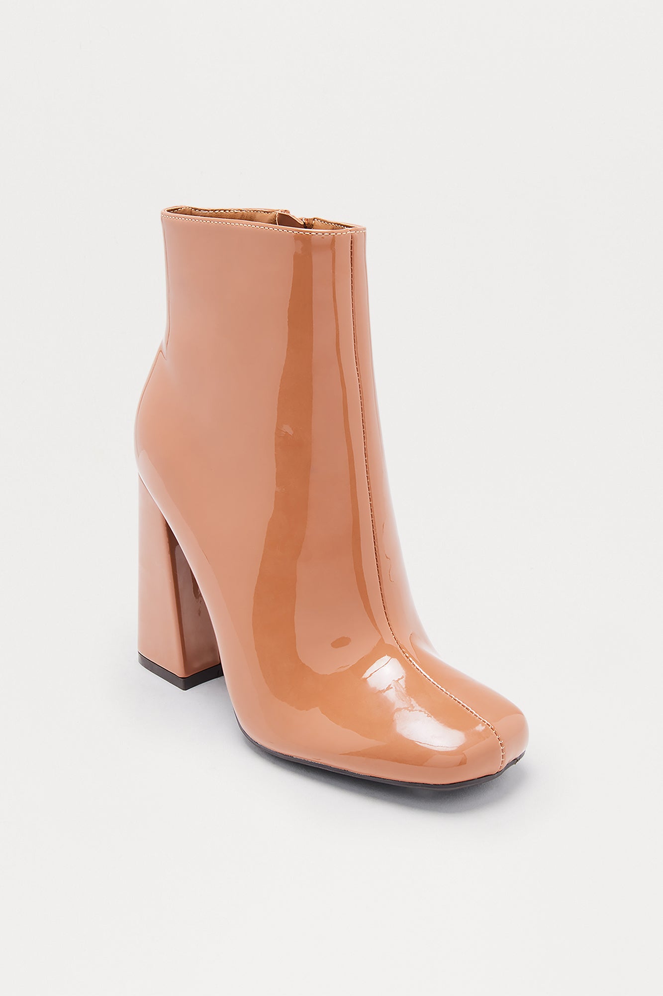 Jonas Block Heel Booties - Camel