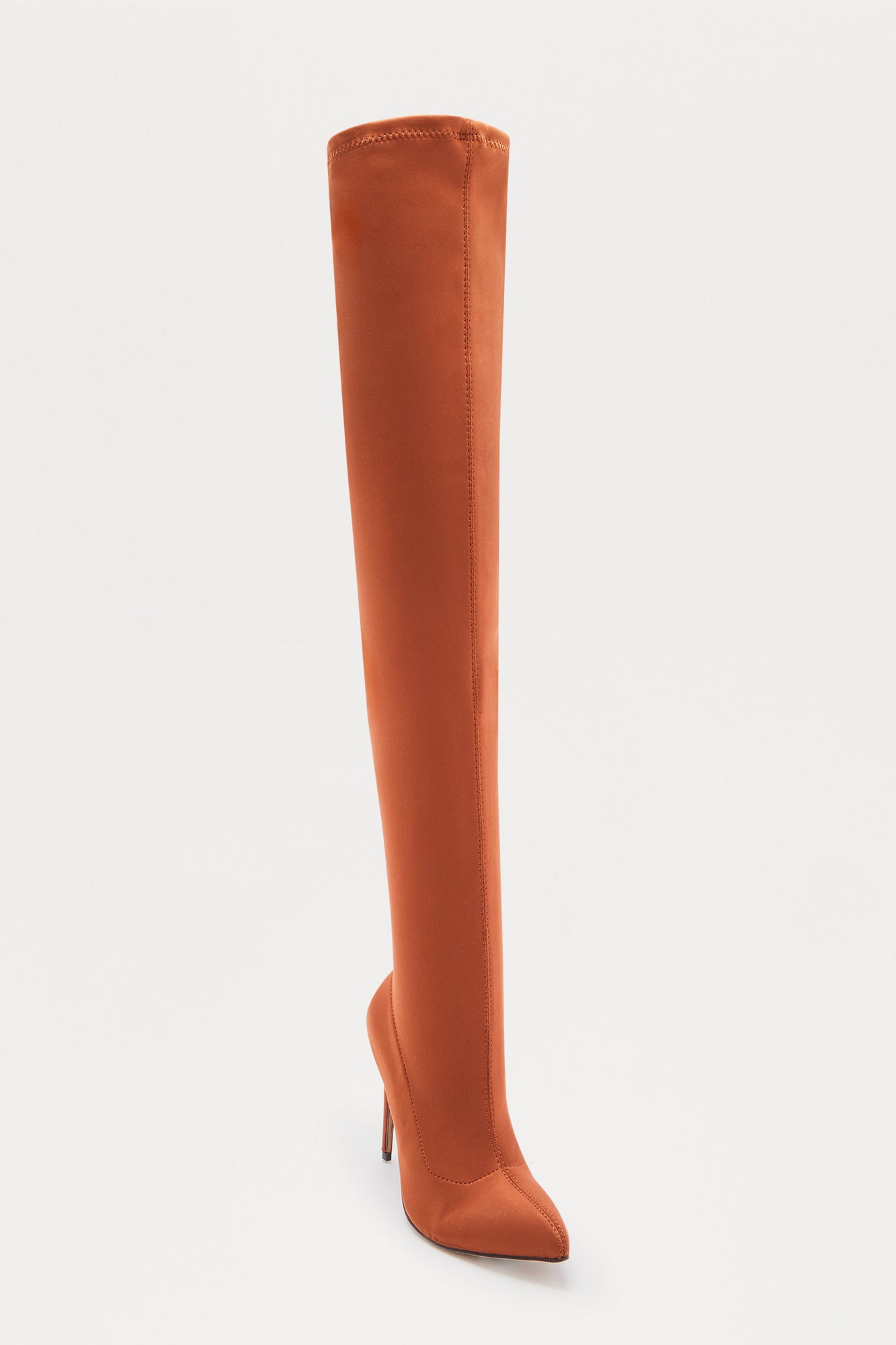 Impress You Over The Knee Boots - Cognac