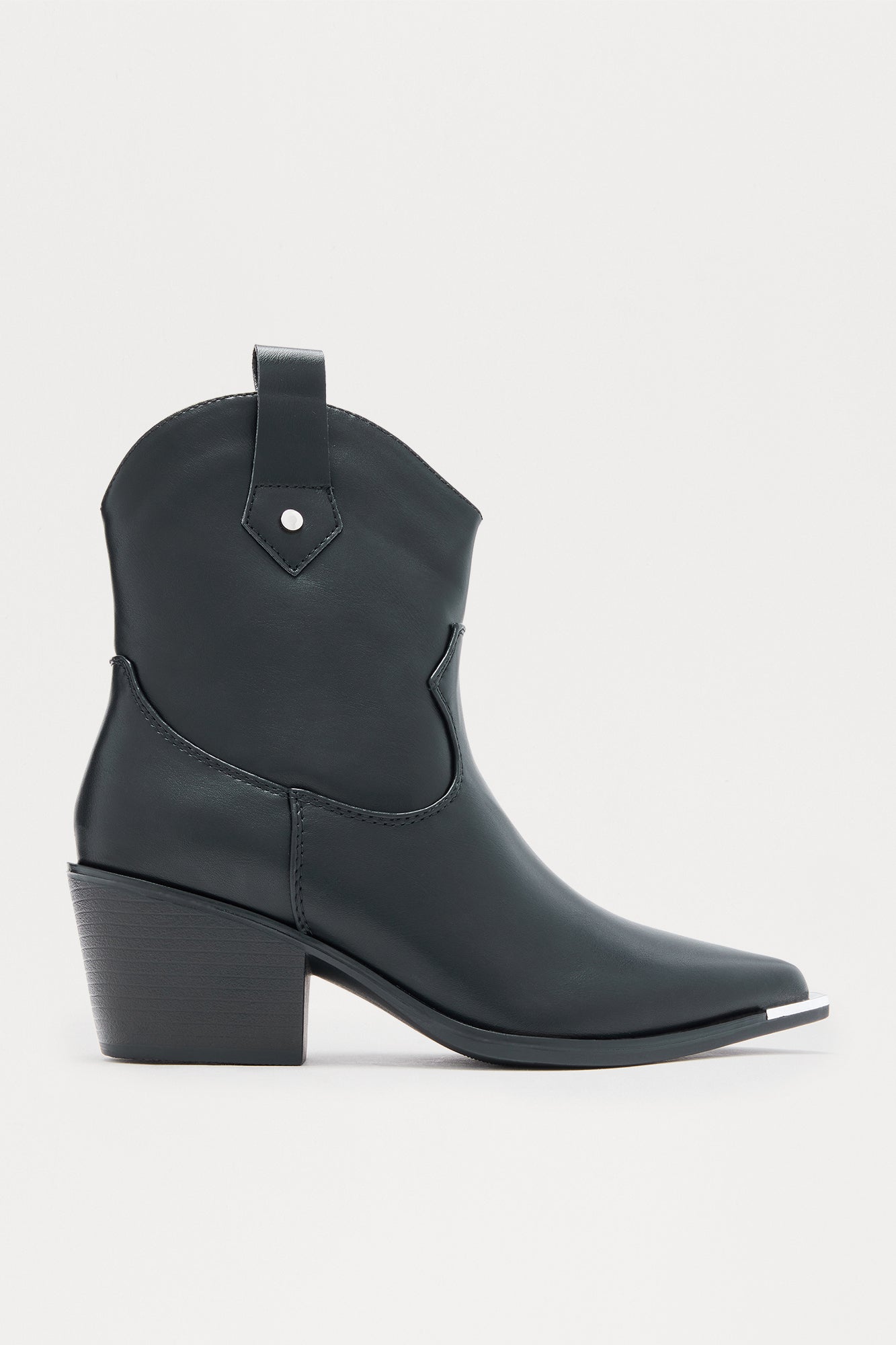 Everywhere Cowboy Booties - Black