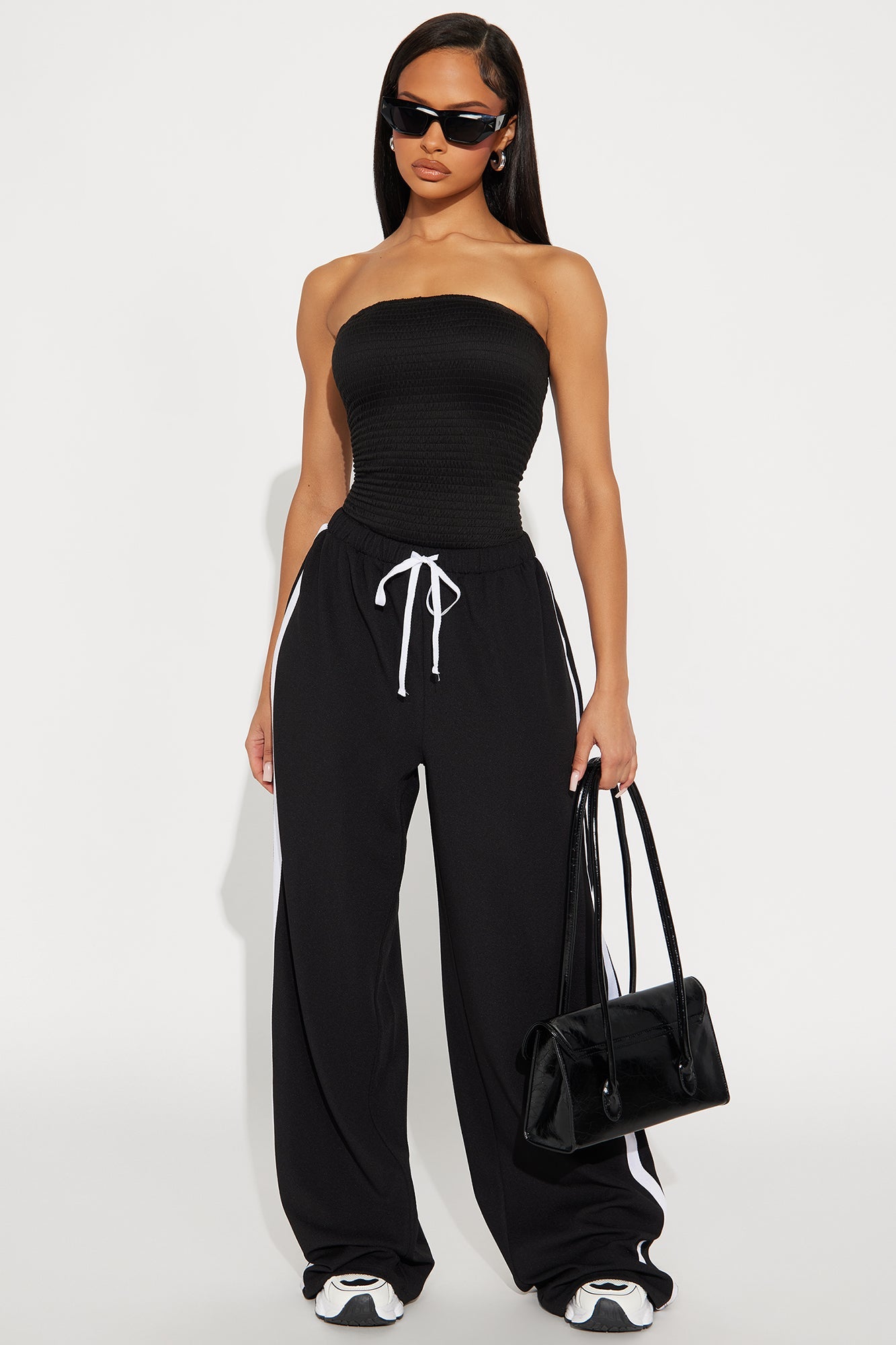 Moxie Strapless Jumpsuit - Black