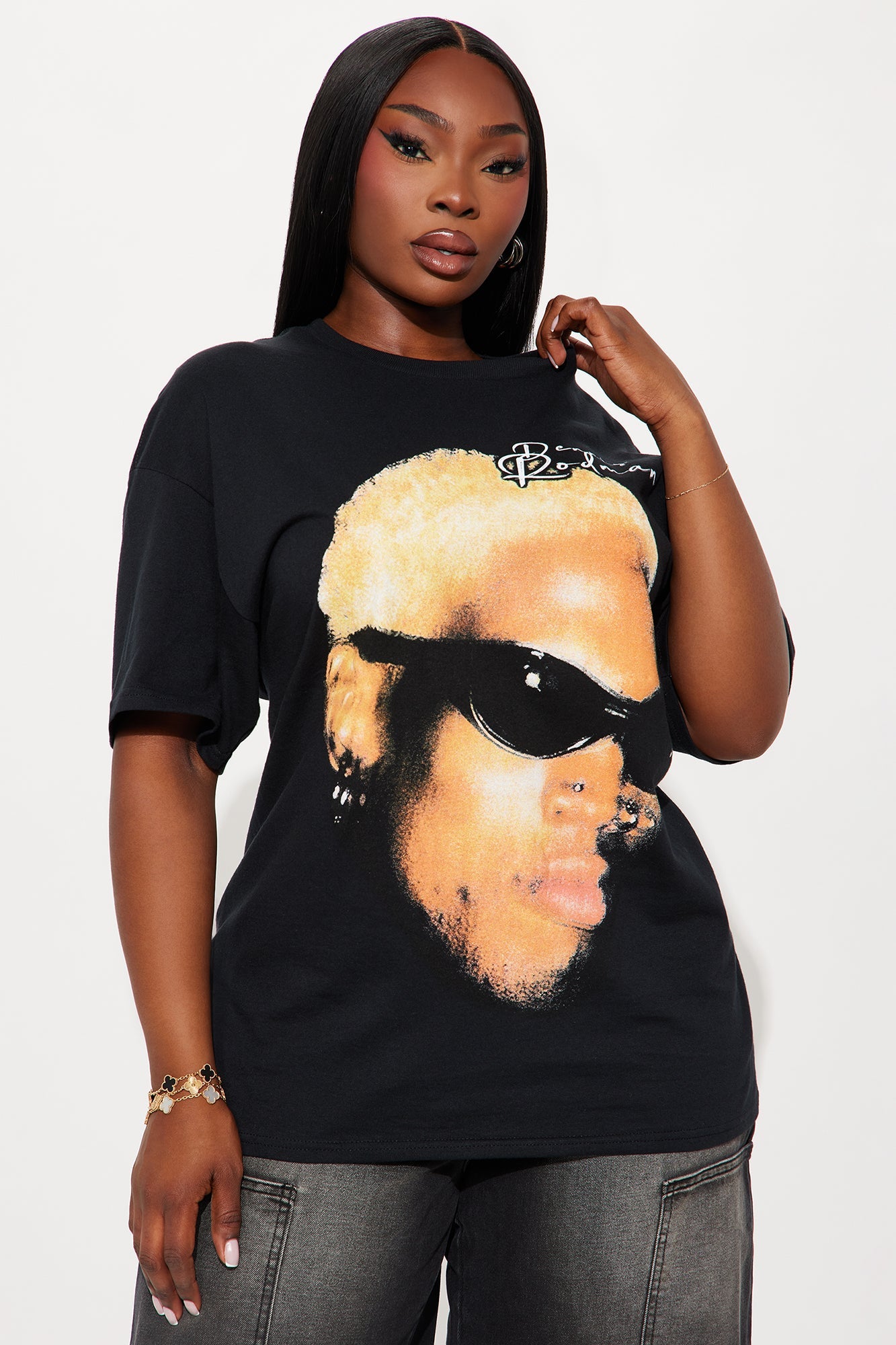 Dennis Rodman Jumbo Shades Tee - Black