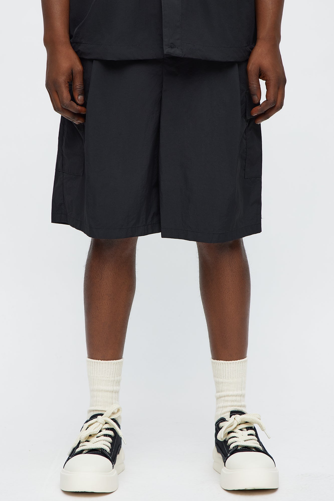 Super Baggy Philip Nylon Short - Black