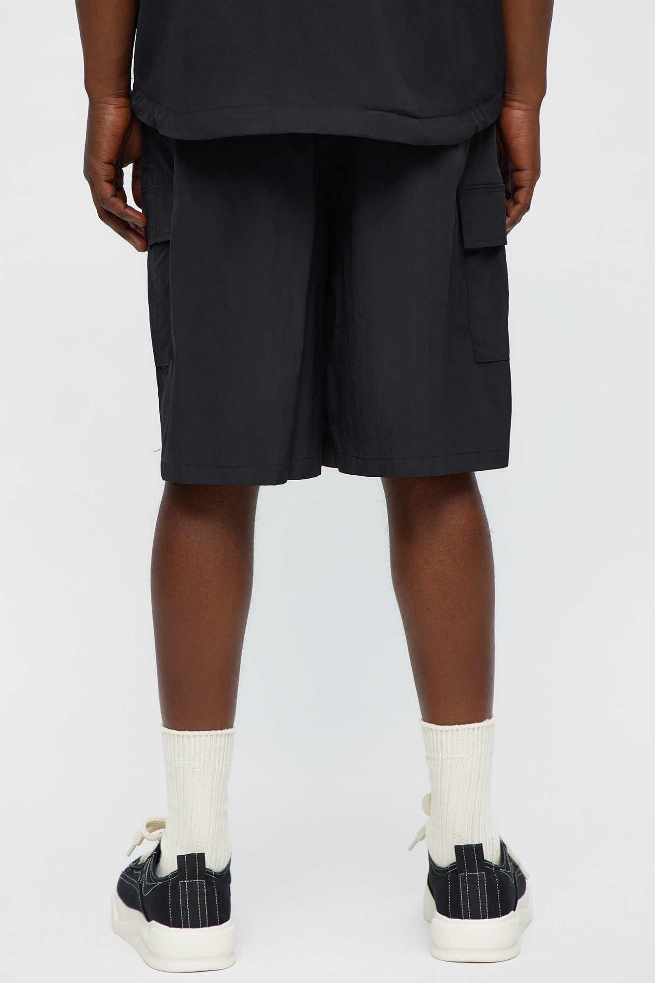 Super Baggy Philip Nylon Short - Black