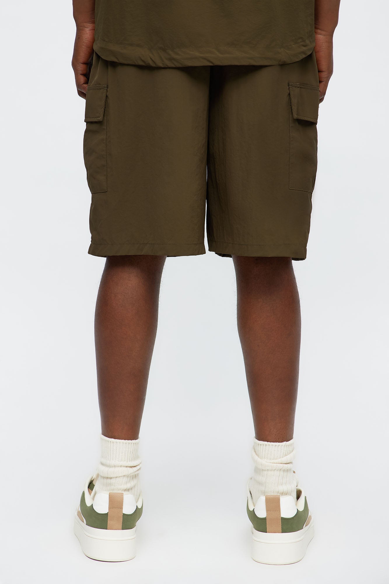 Super Baggy Philip Nylon Short - Olive