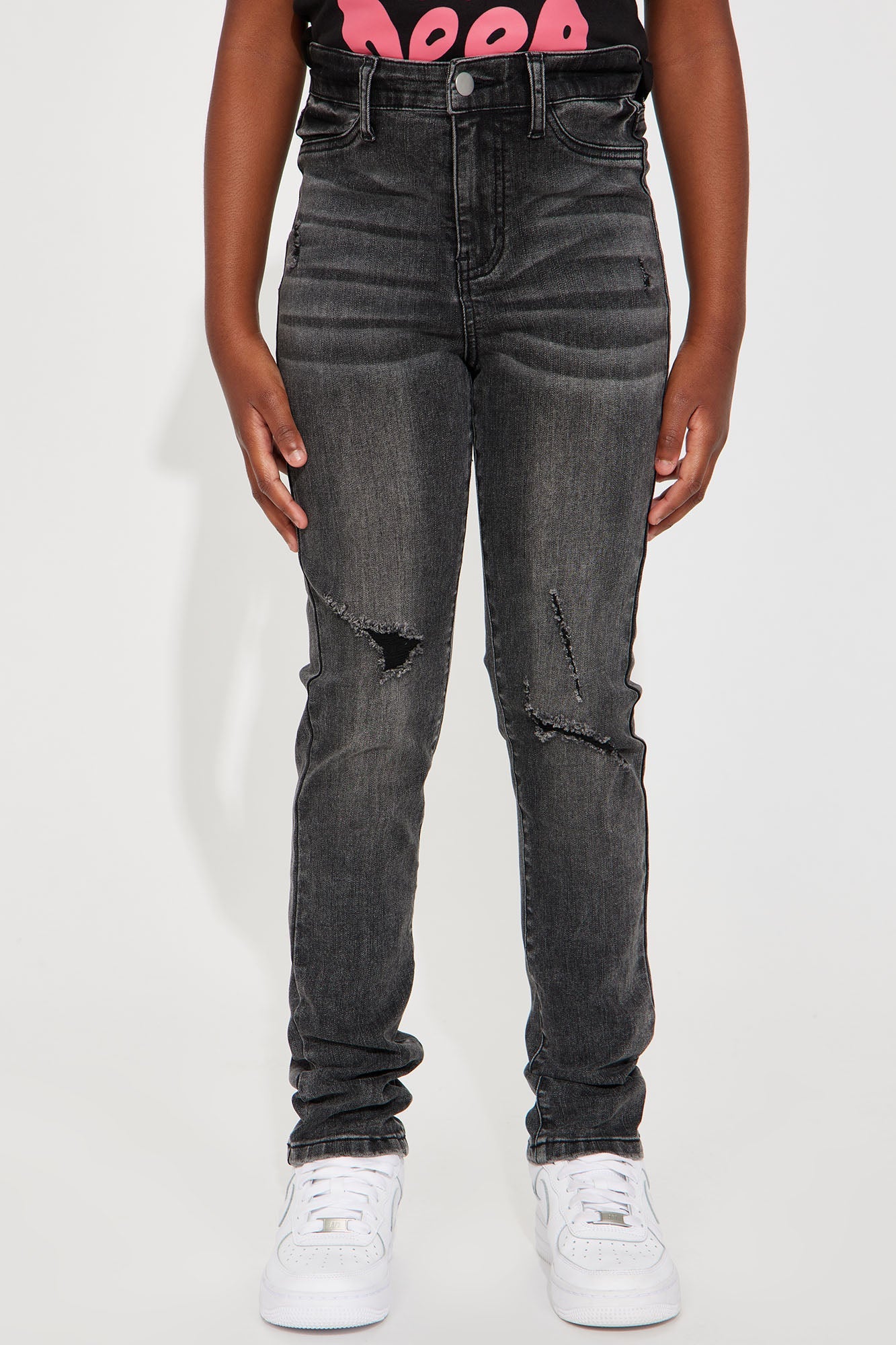 Mini Living Life Stretch Skinny Jeans - Black Wash