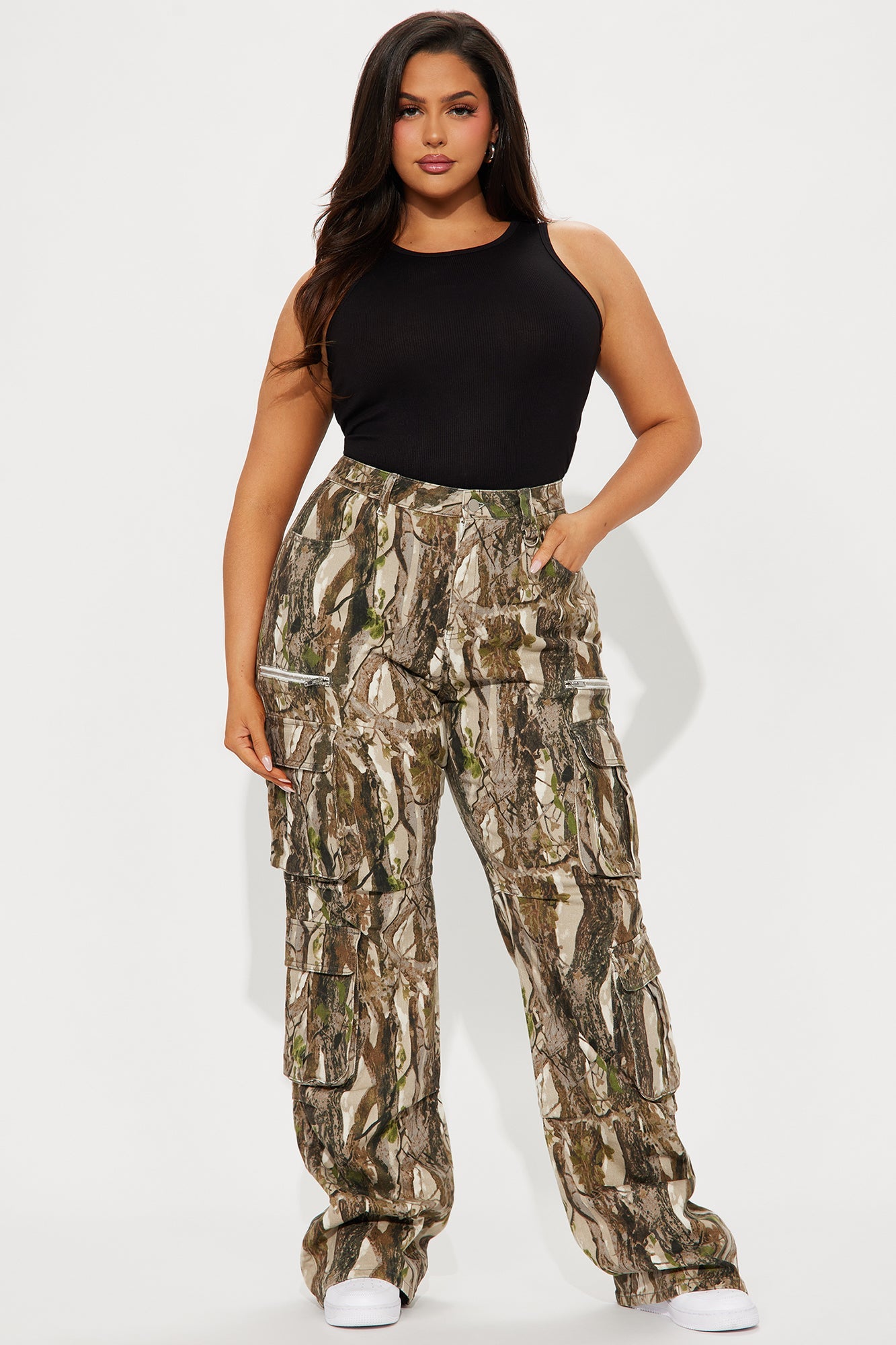 Tall Sneak Attack Non Stretch Camo Cargo Jean - Taupe/combo