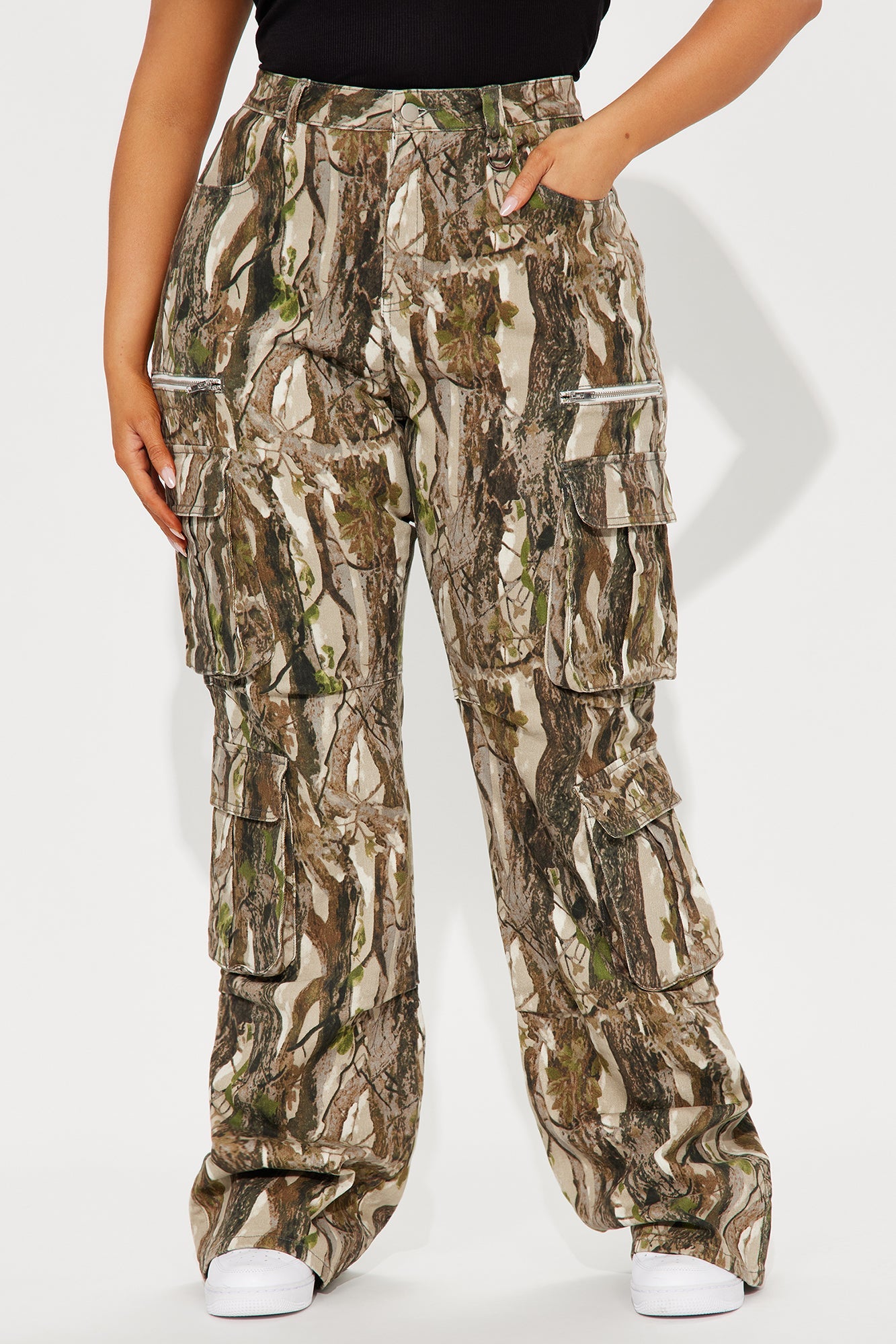 Tall Sneak Attack Non Stretch Camo Cargo Jean - Taupe/combo