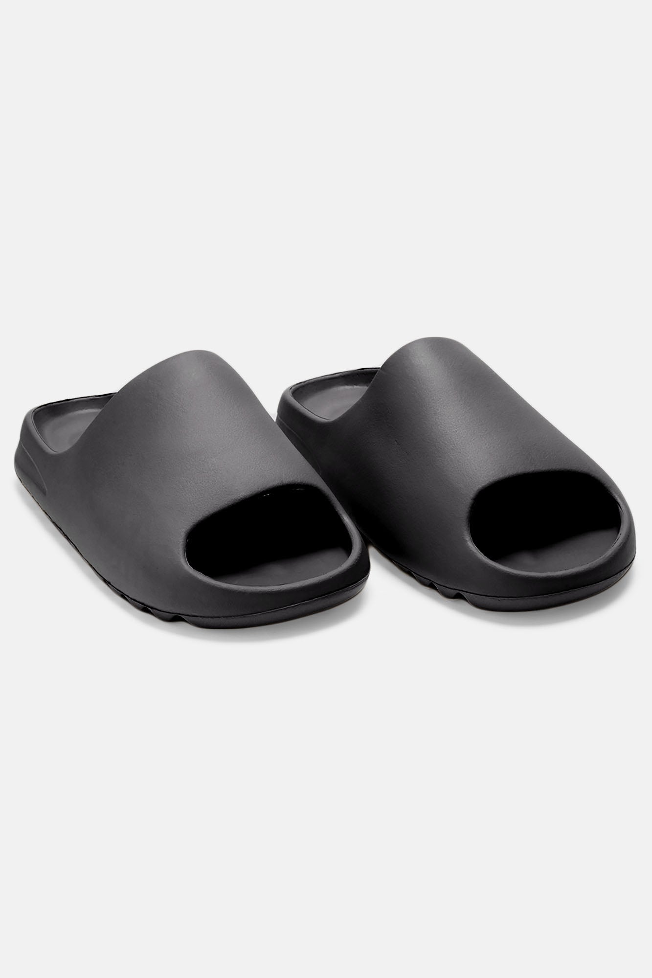 Day To Day Slip On Slides - Black