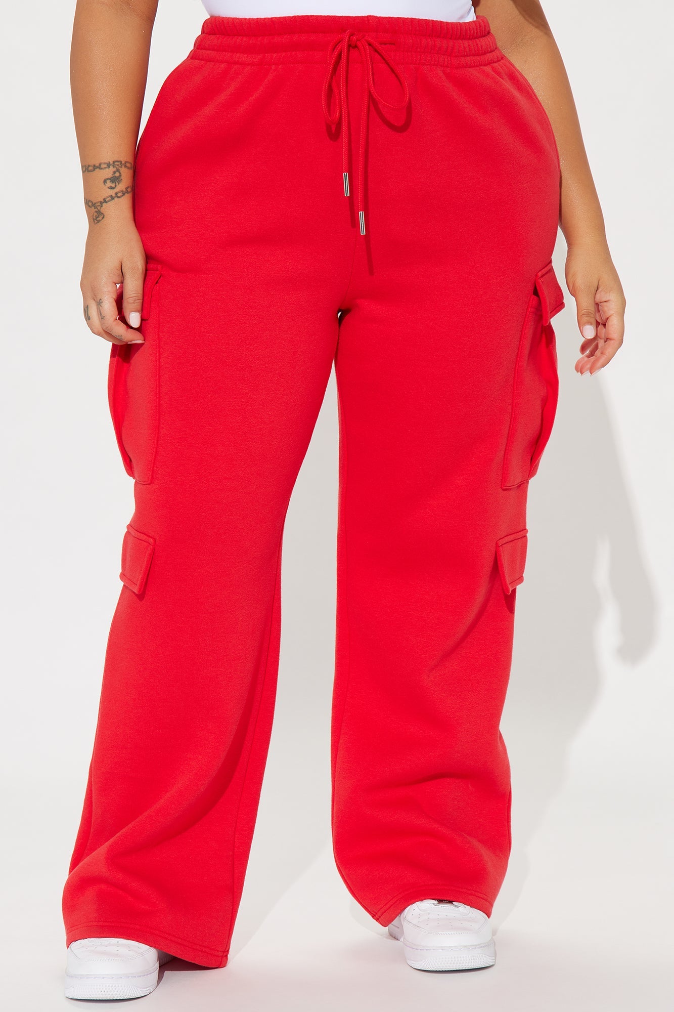 Milan Cargo Lounge Pant - Red