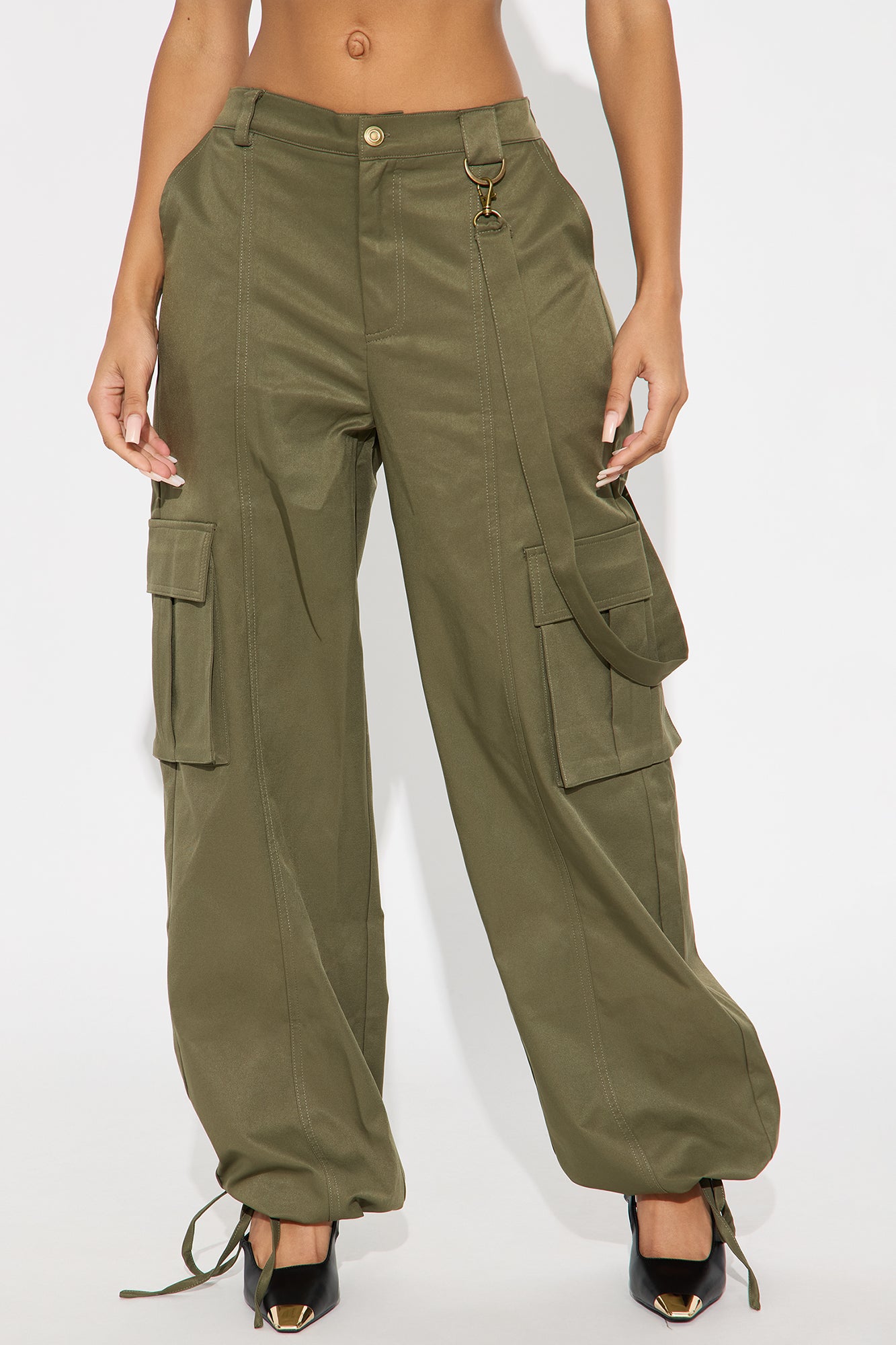 Tessa Cargo Jogger Pant - Olive