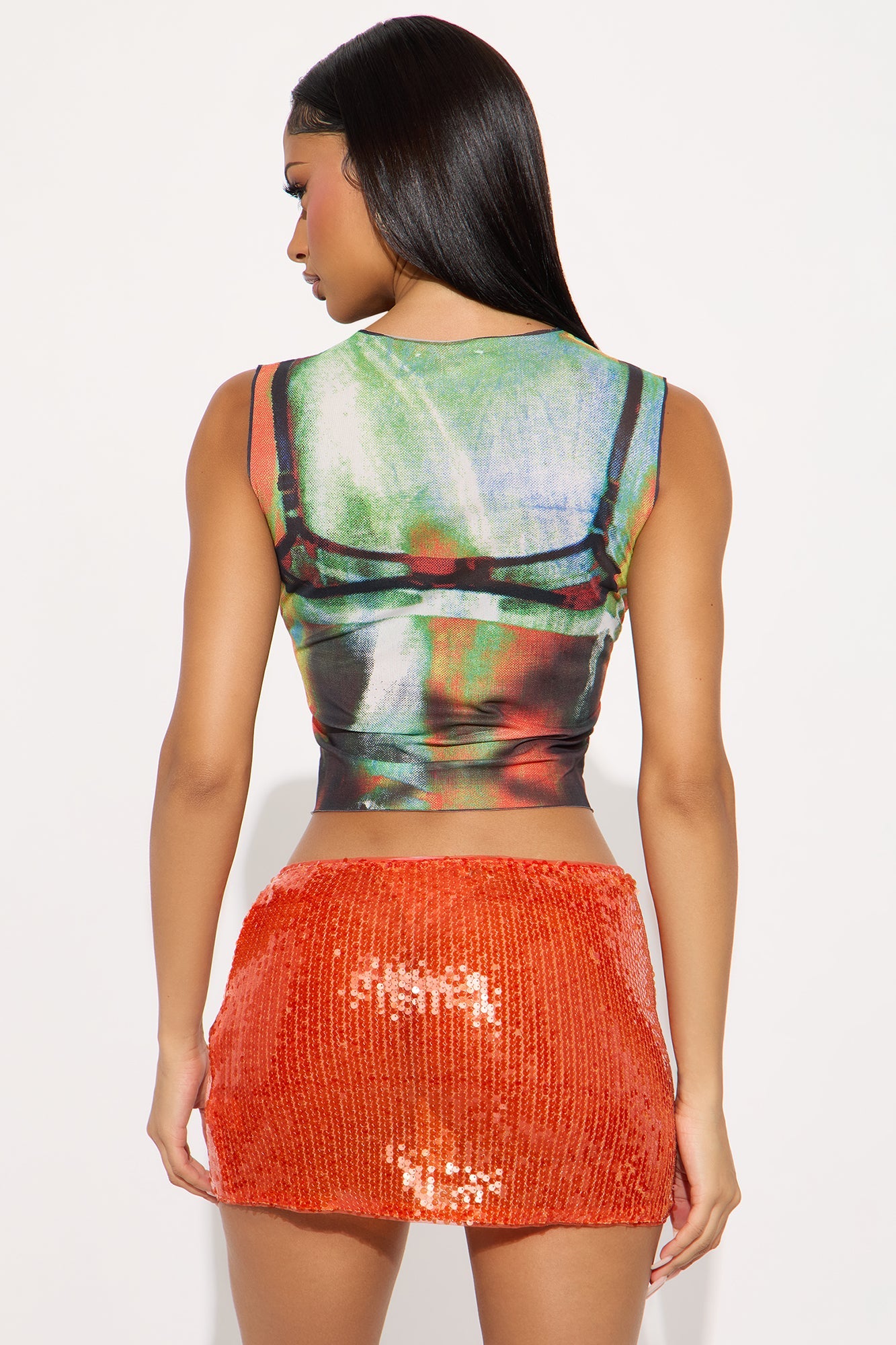 Tokyo Drift Body Heat Mesh Tank Top - Multi Color