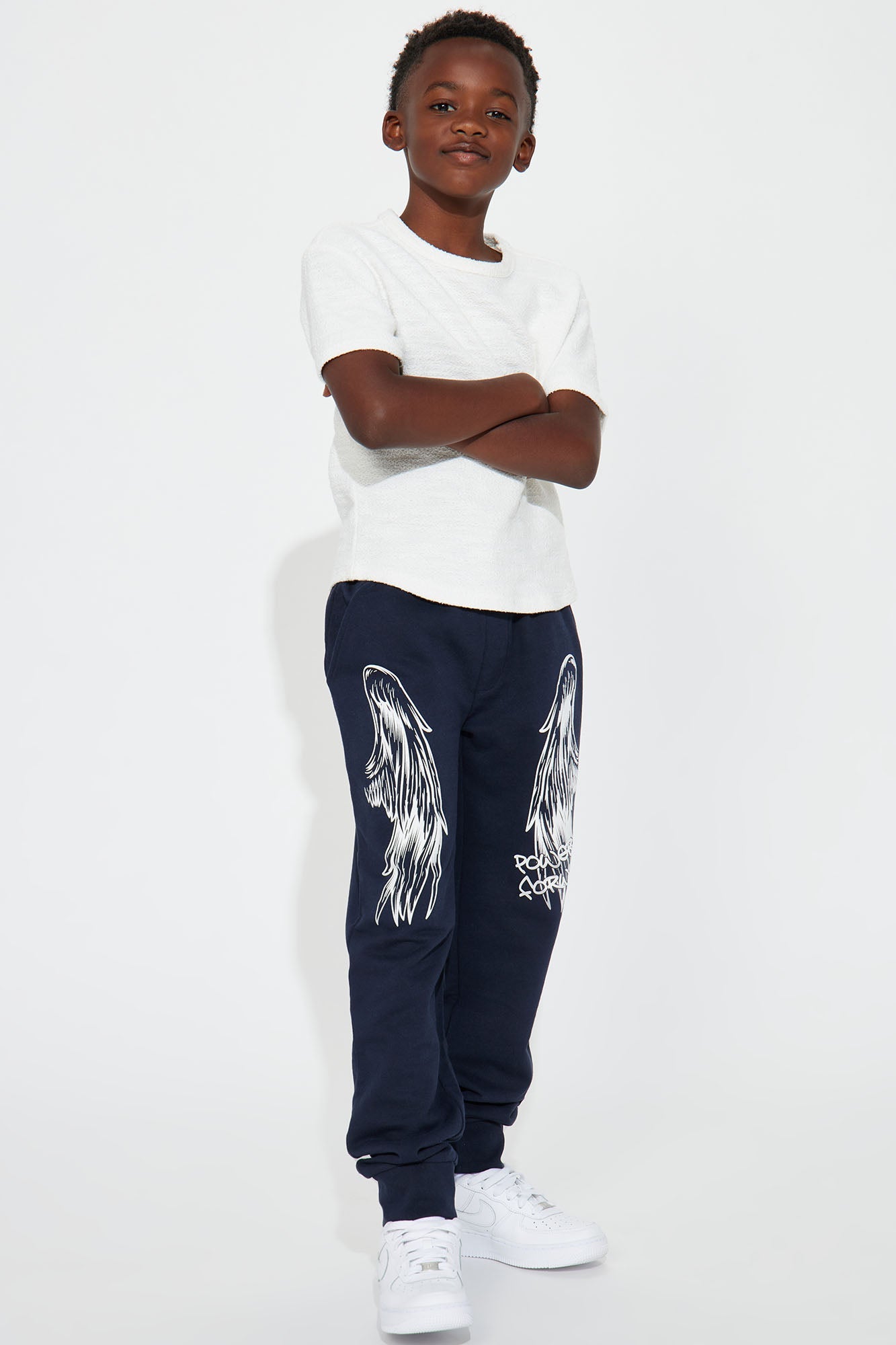 Mini Power Forward Fleece Jogger Pant - Navy