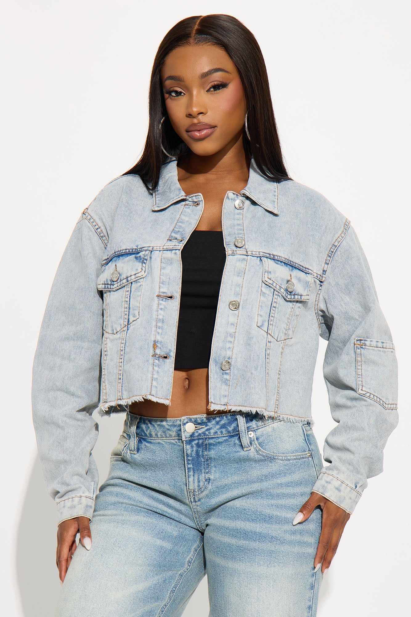 Best You Had Denim Trucker Jacket - Light Wash