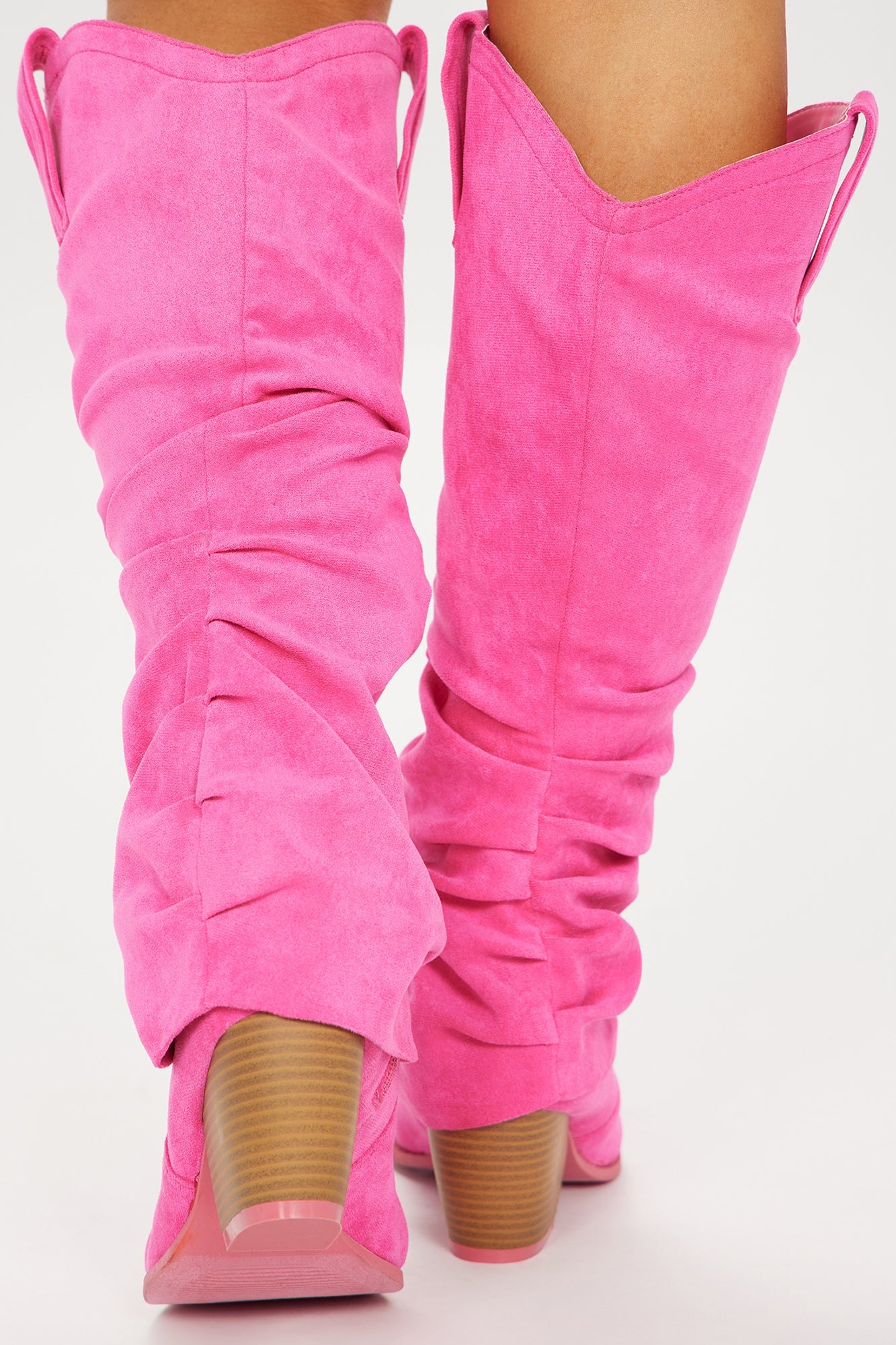 City Cowgirl Flat Boots - Pink