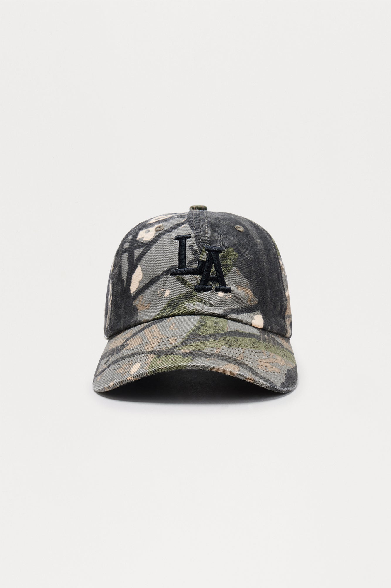 Mini LA Streets Camo Baseball Hat - Grey/combo