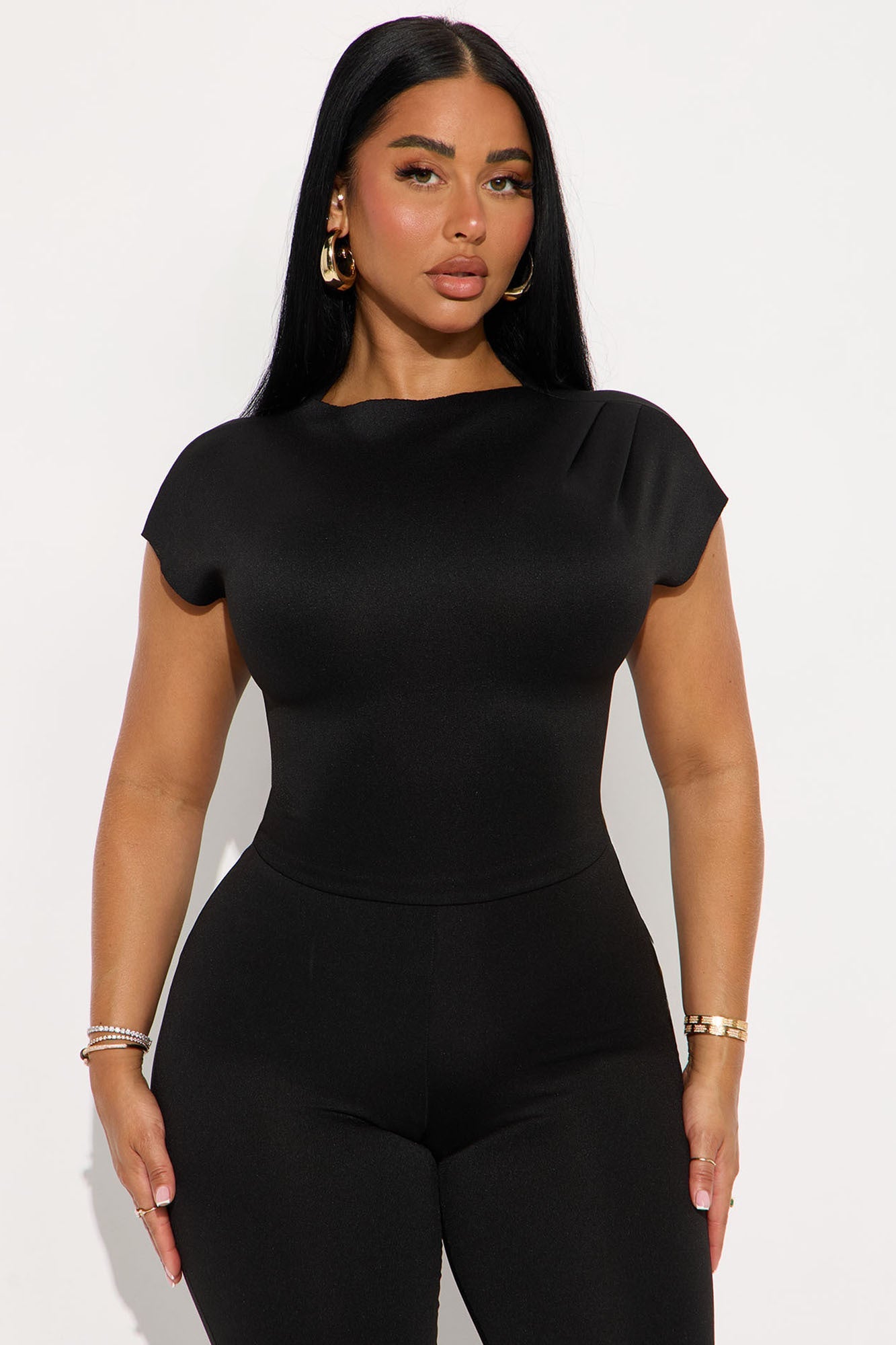 Bad Intentions Capri Jumpsuit - Black