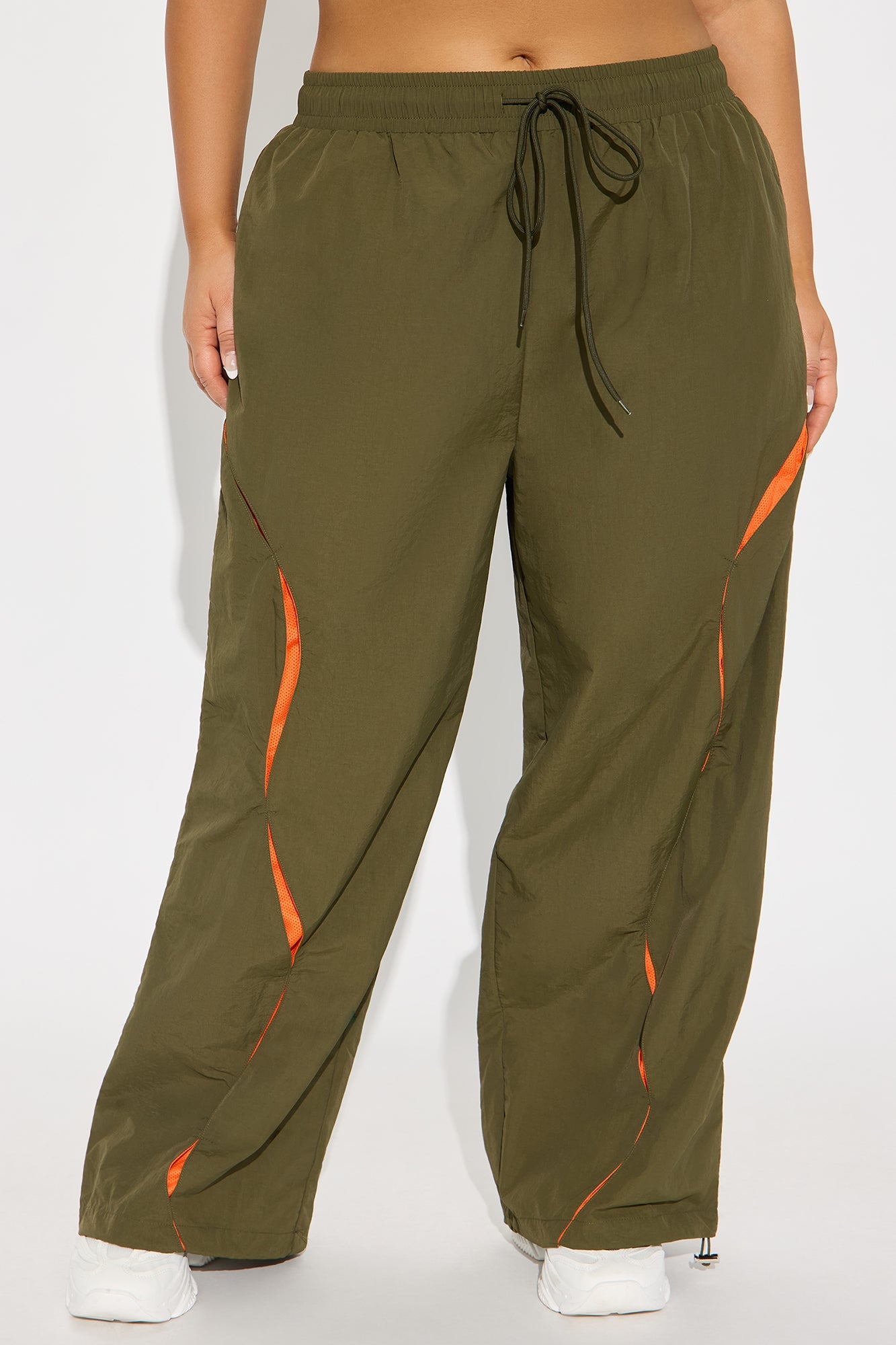 Catch Up To Me Windbreaker Jogger Pant - Olive/combo