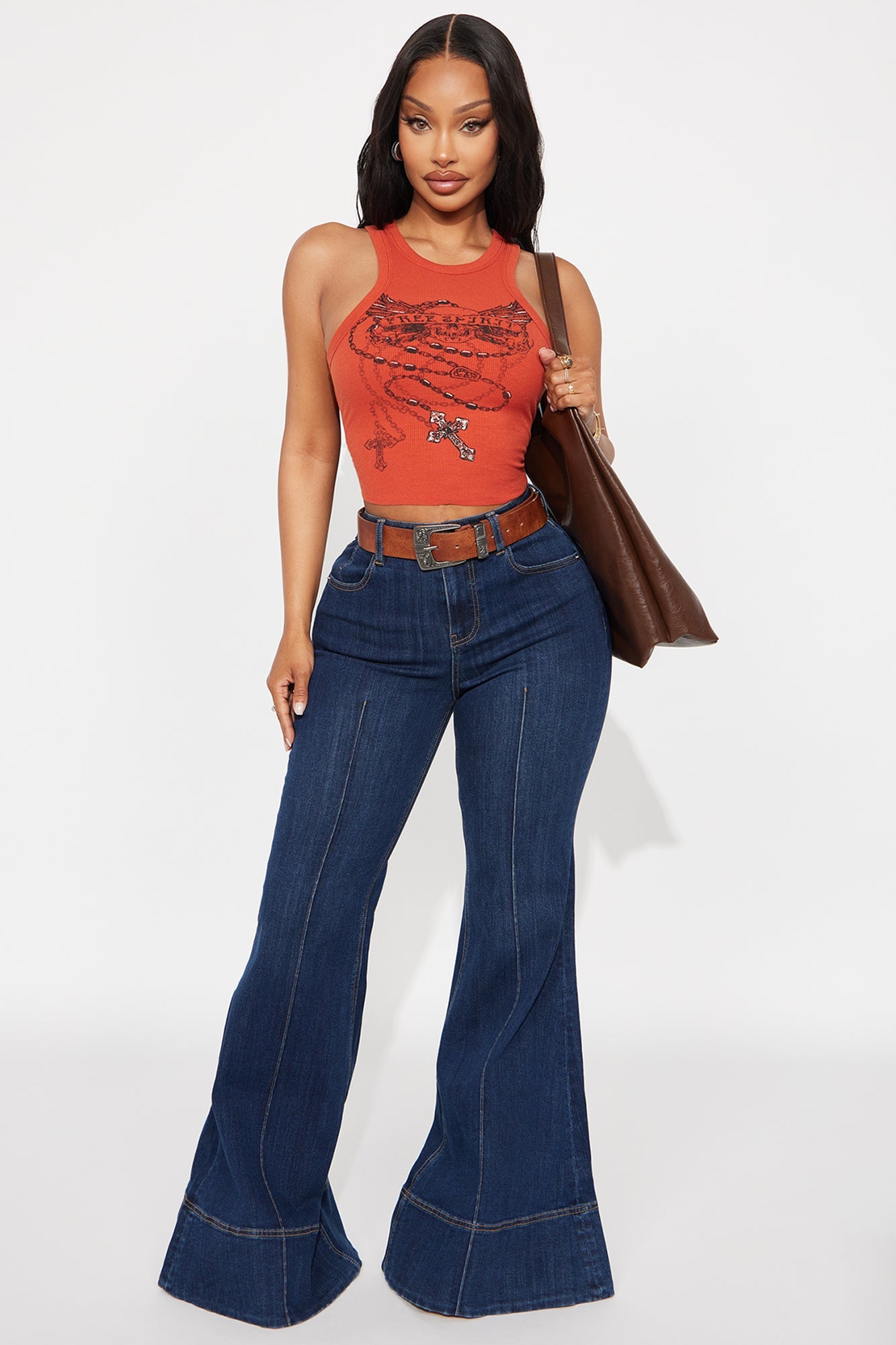 Keep It Real Extreme Flare Jeans - Dark Wash
