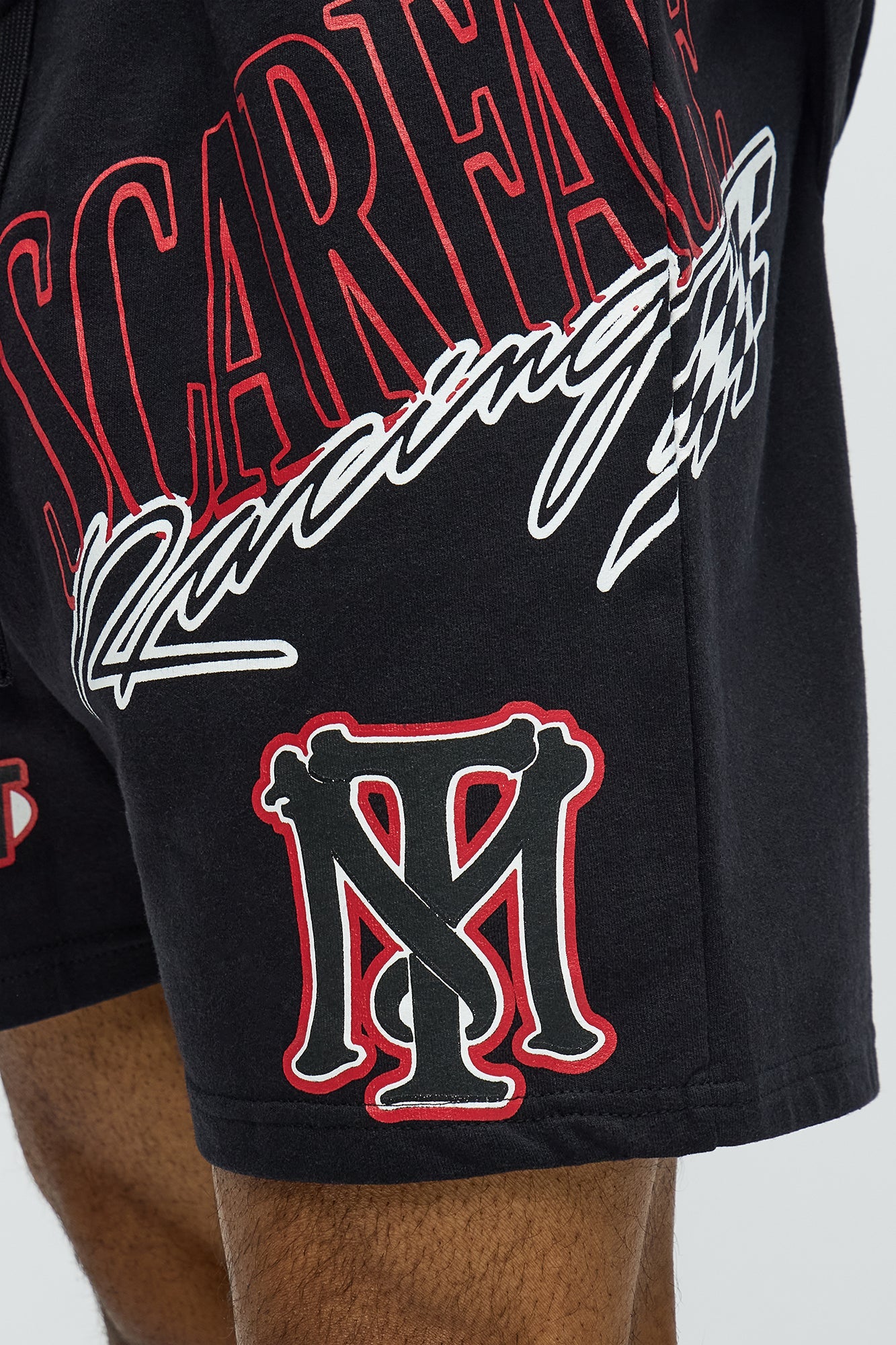 Scarface Racing Sweatshorts - Black
