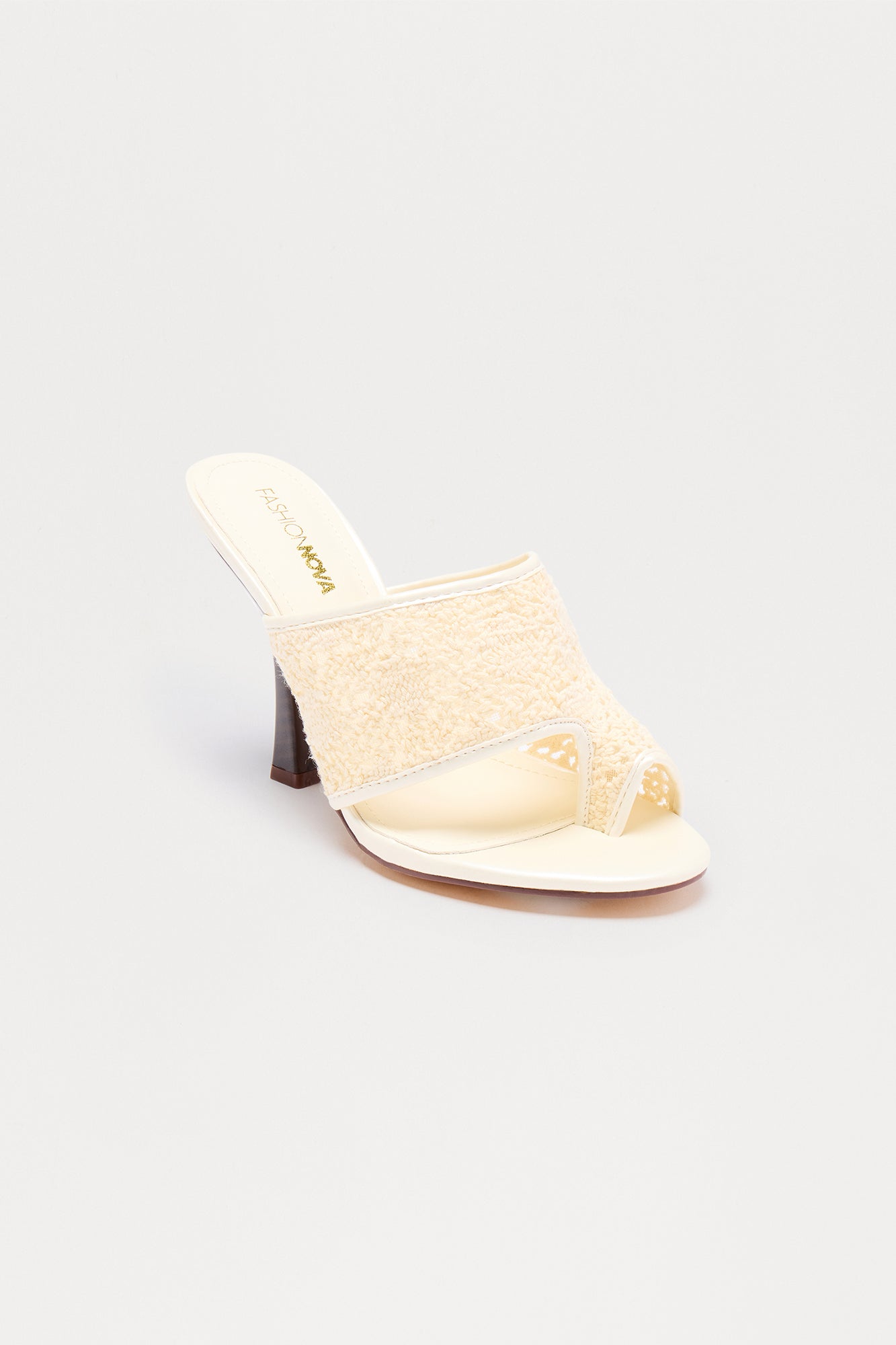 Carpenter Crochet Toe Ring Mules - Ivory