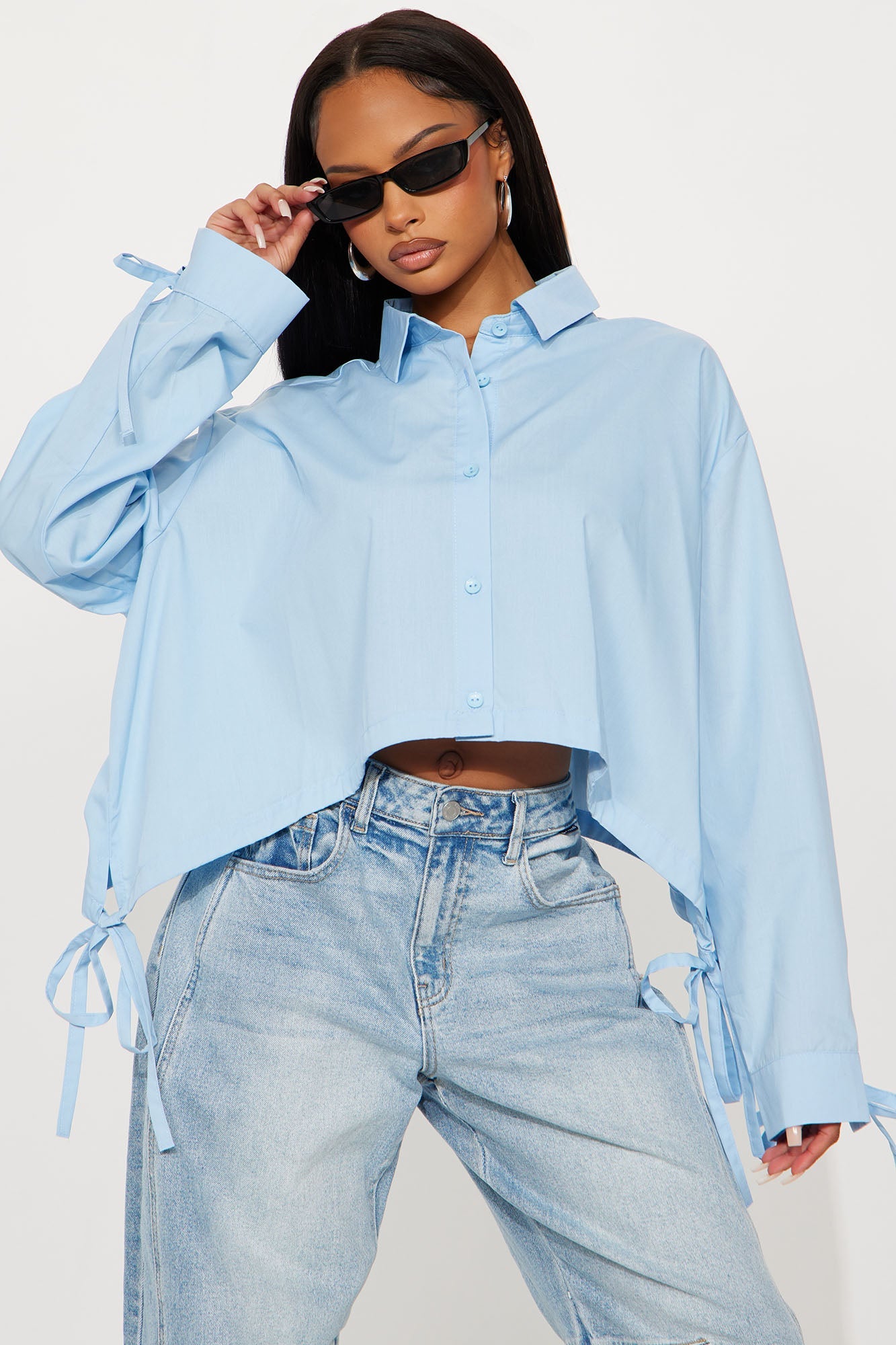 Perfect Illusion Poplin Shirt - Blue