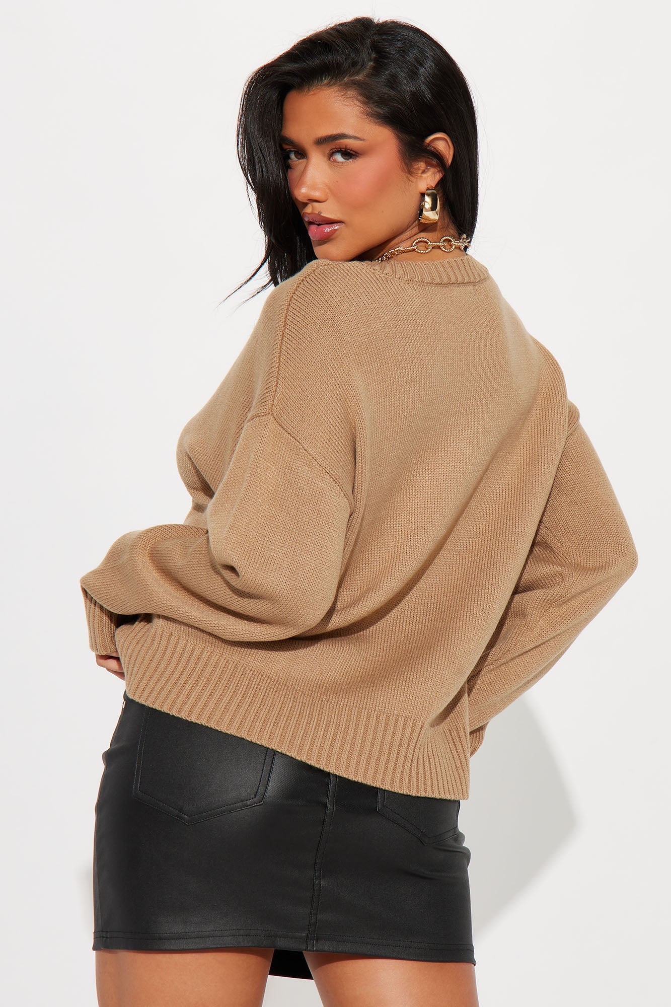 My Favorite Oversized Sweater - Taupe