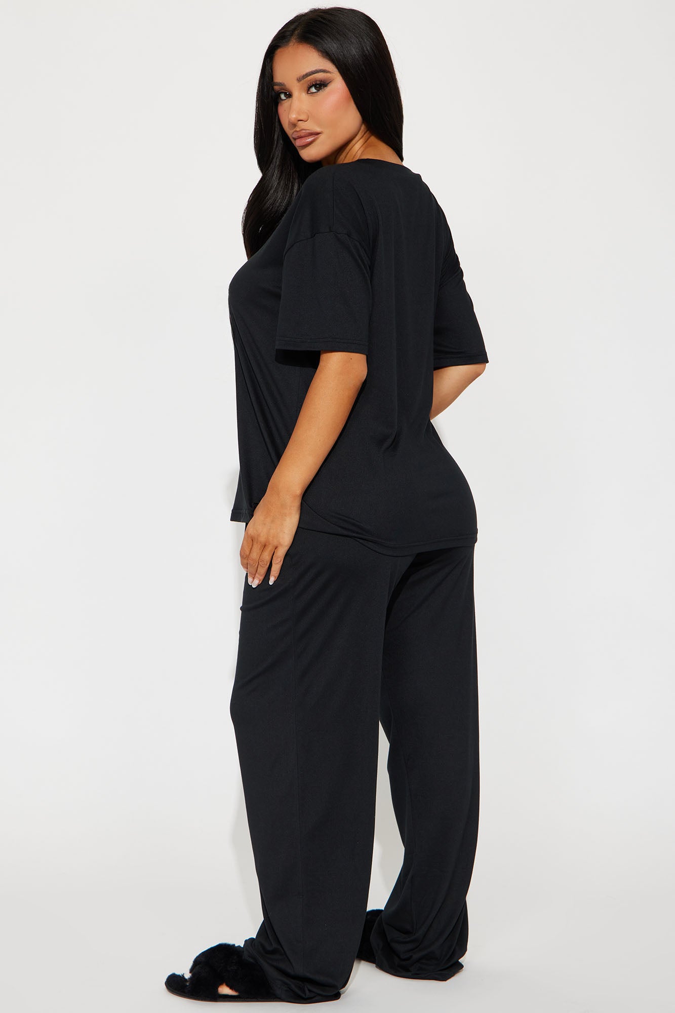 Relax Mood PJ Pant Set - Black