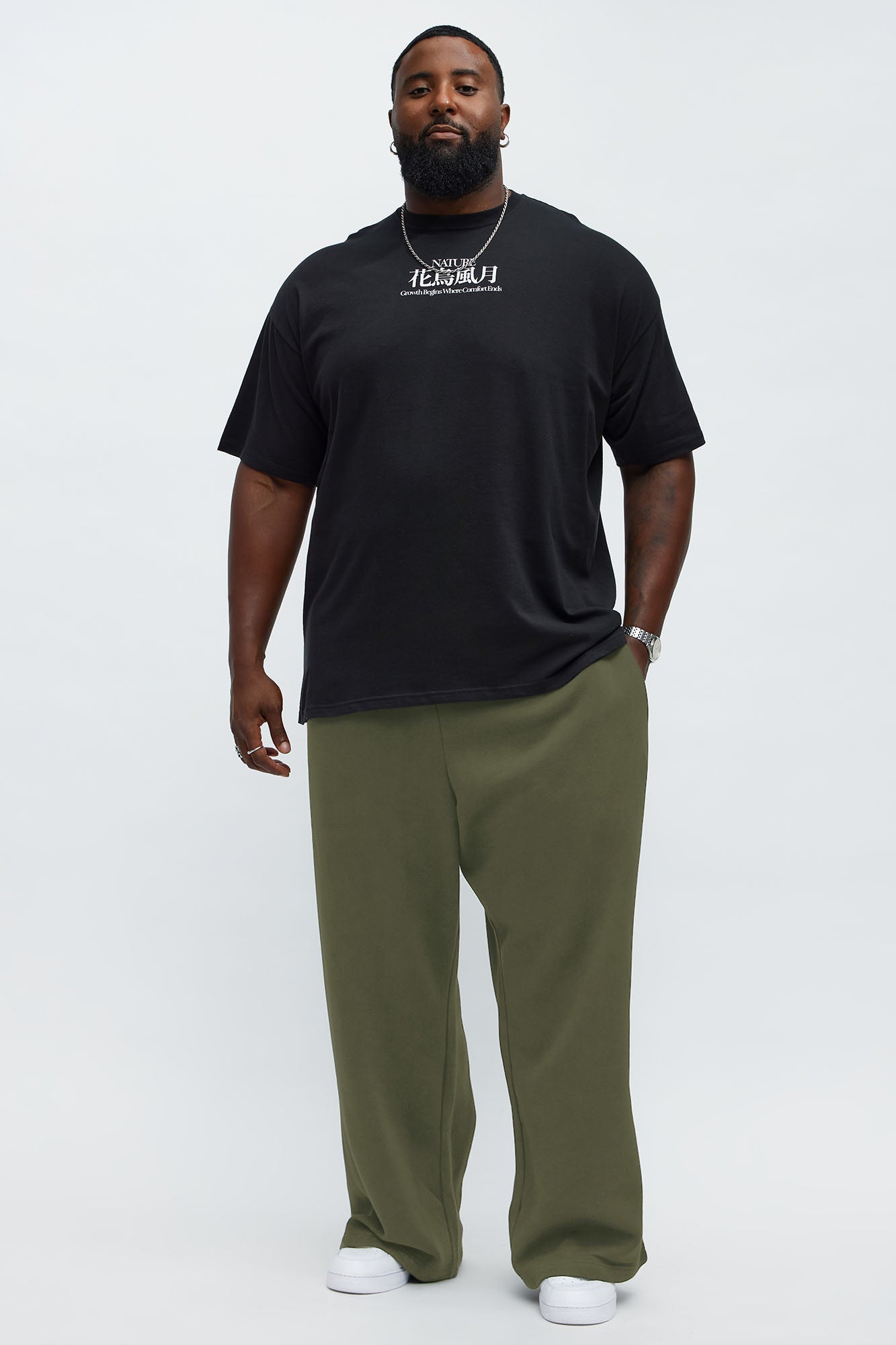 Tyson Baggy Pants - Olive