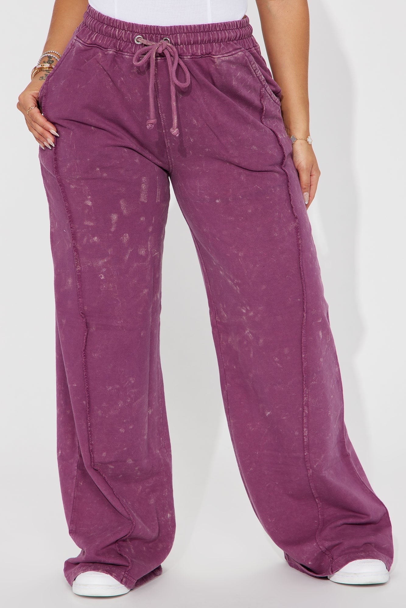 Chill Side Lounge Pant - Plum