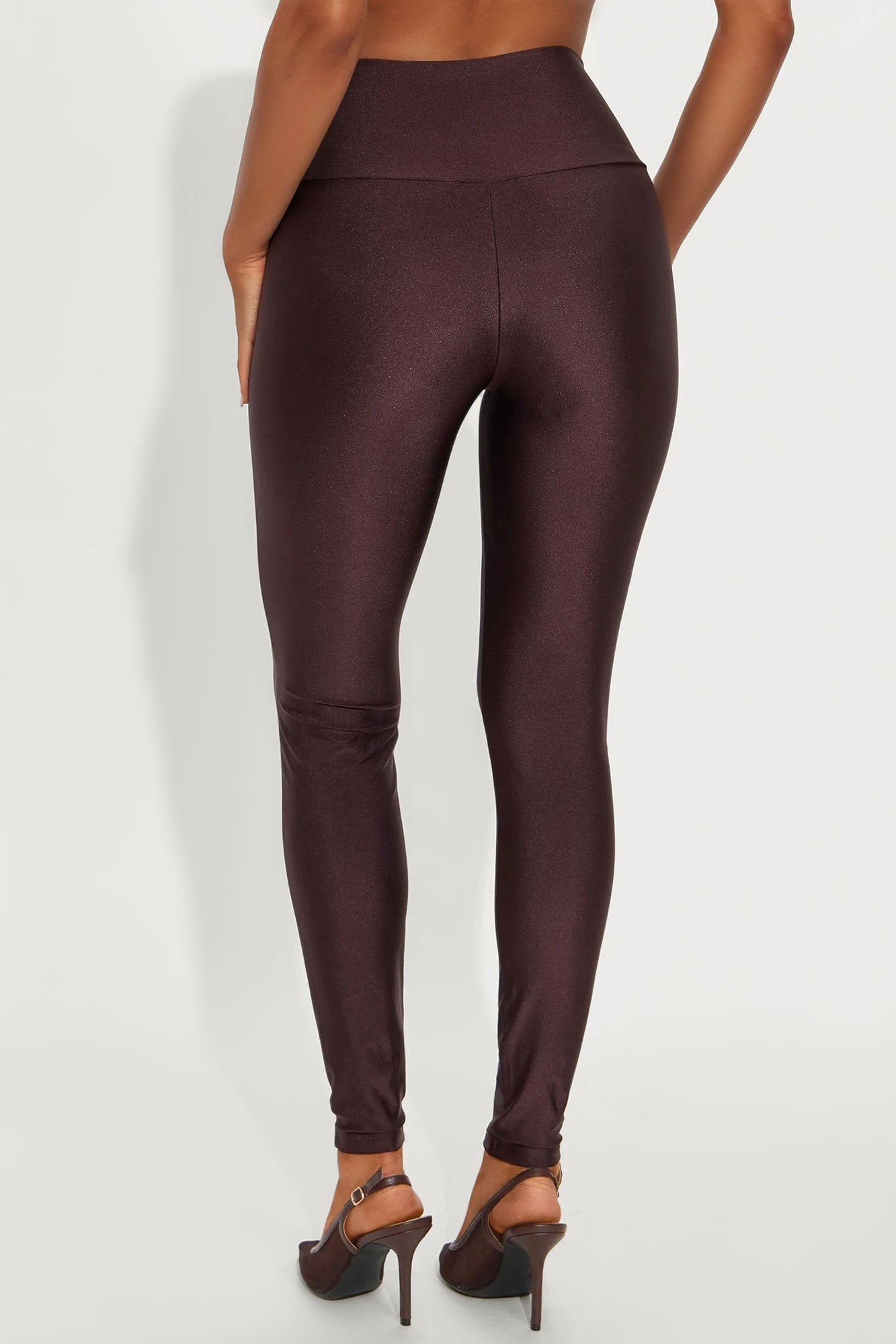 Brianne High Rise Leggings - Chocolate