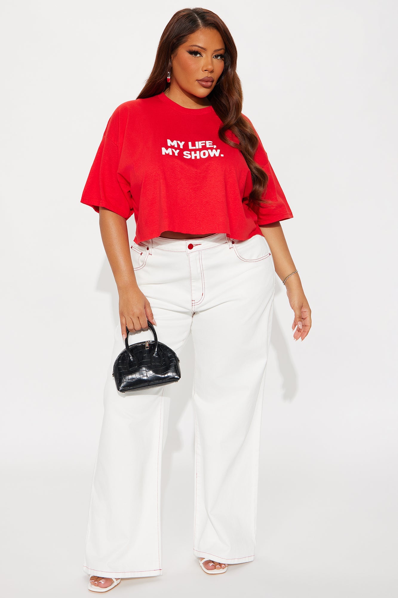 My Life My Show Tee - Red