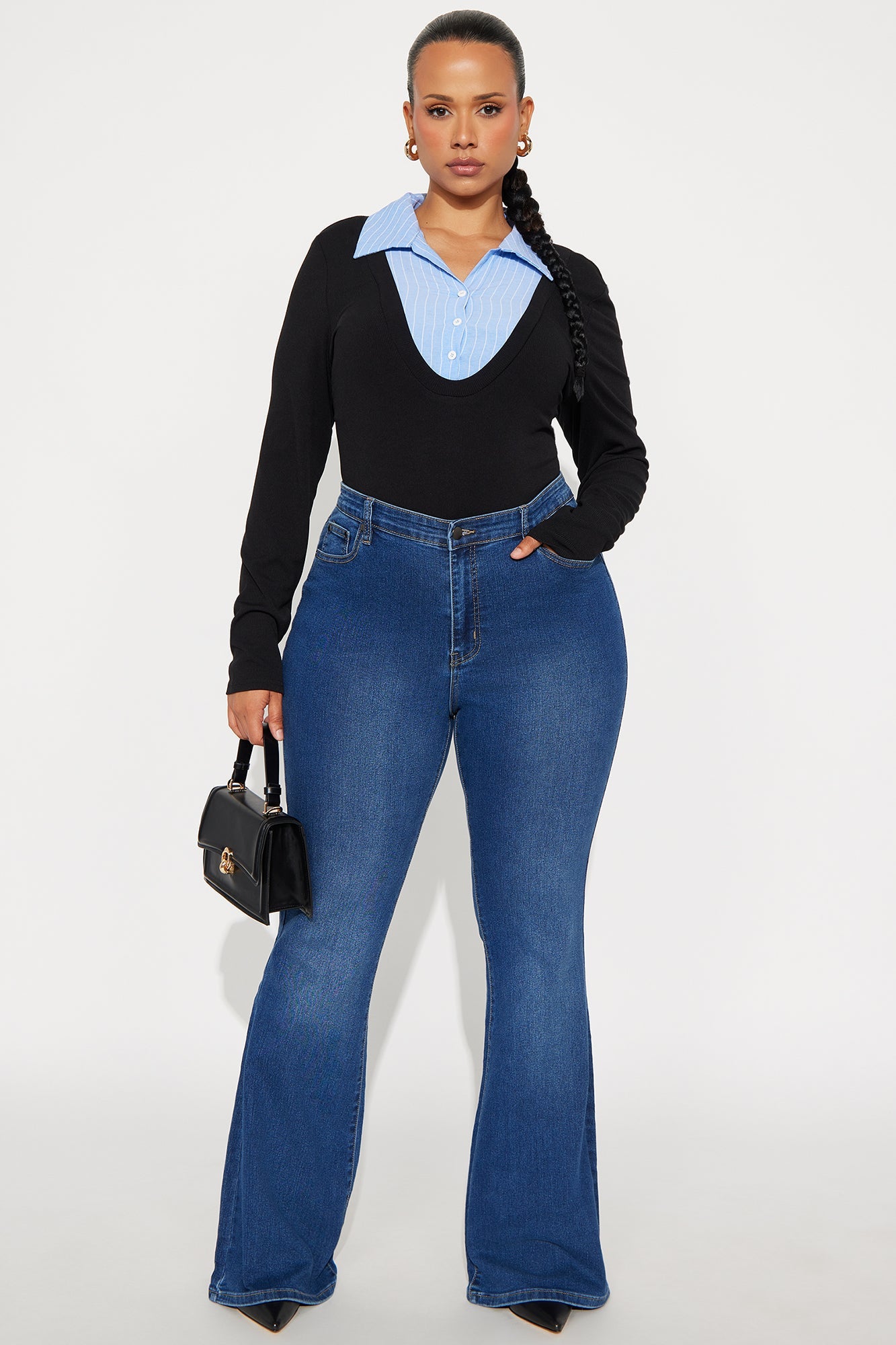 The Serious Type Bodysuit - Black/combo