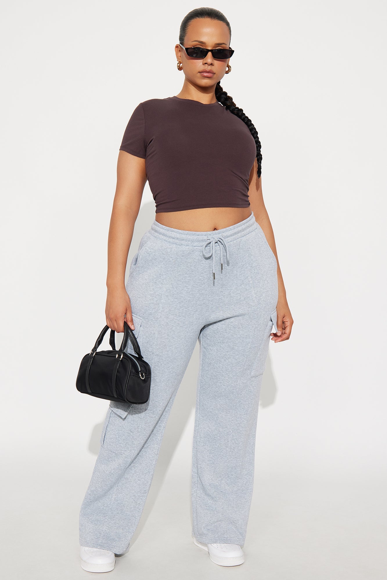 Lorene Fleece Lounge Pant - Grey