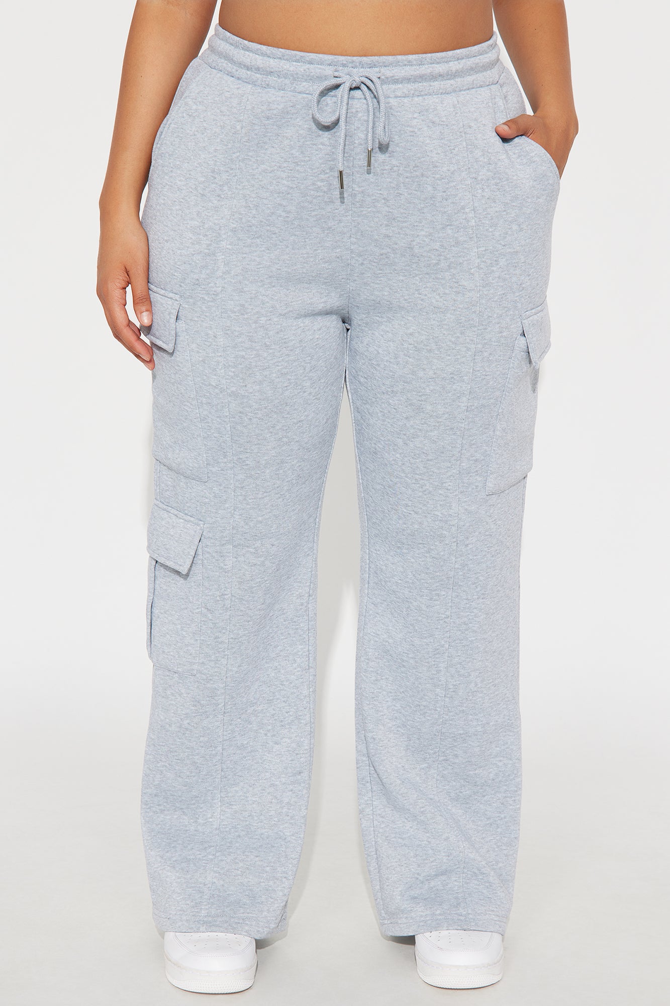 Lorene Fleece Lounge Pant - Grey
