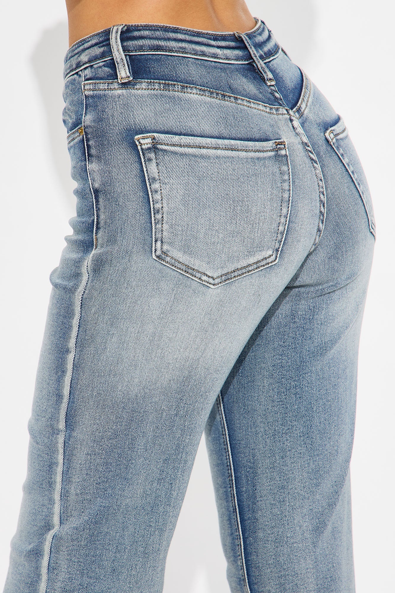 Mainstay Cropped Wide Leg Jeans - Vintage Wash