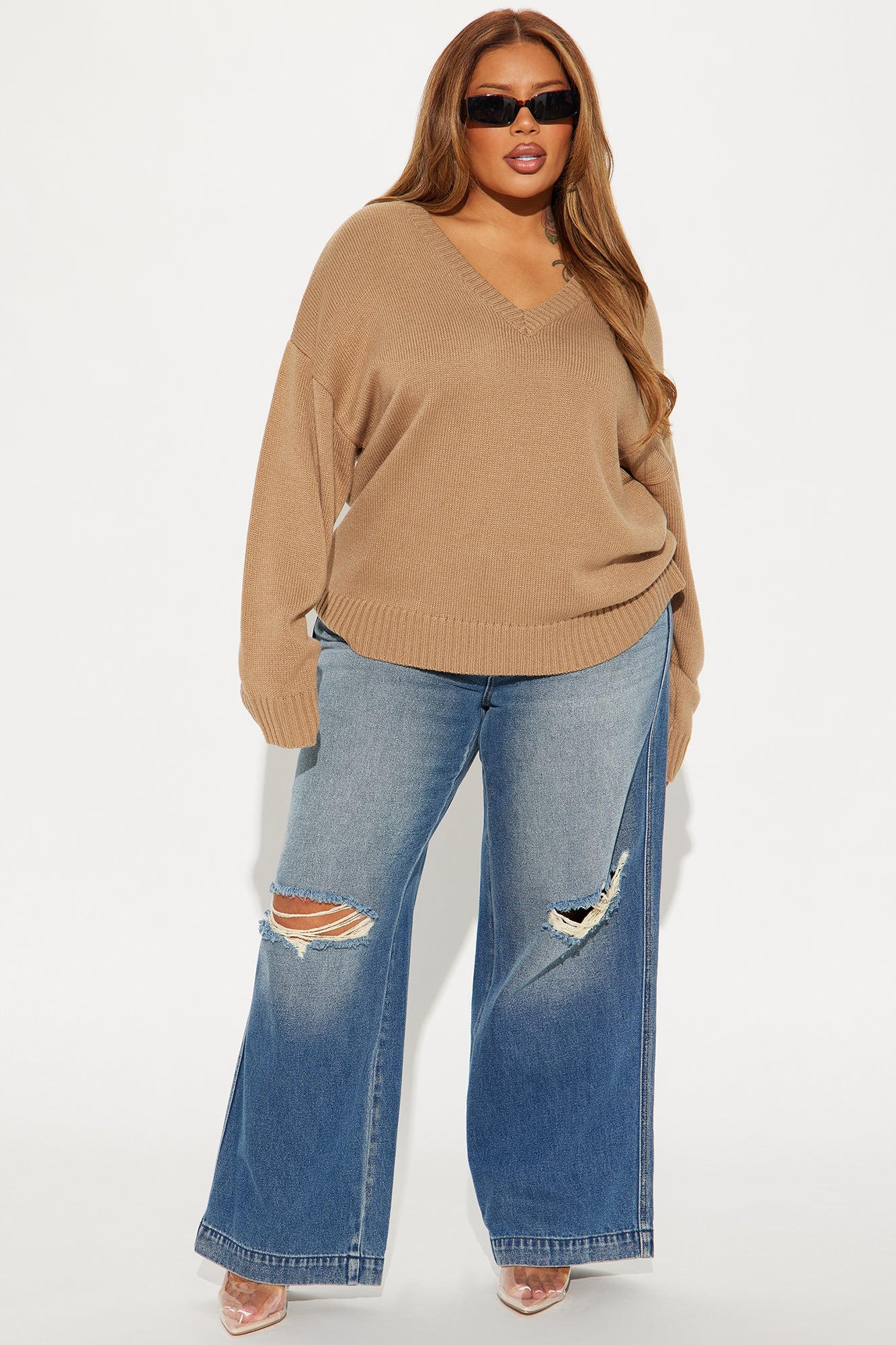 My Favorite Oversized Sweater - Taupe
