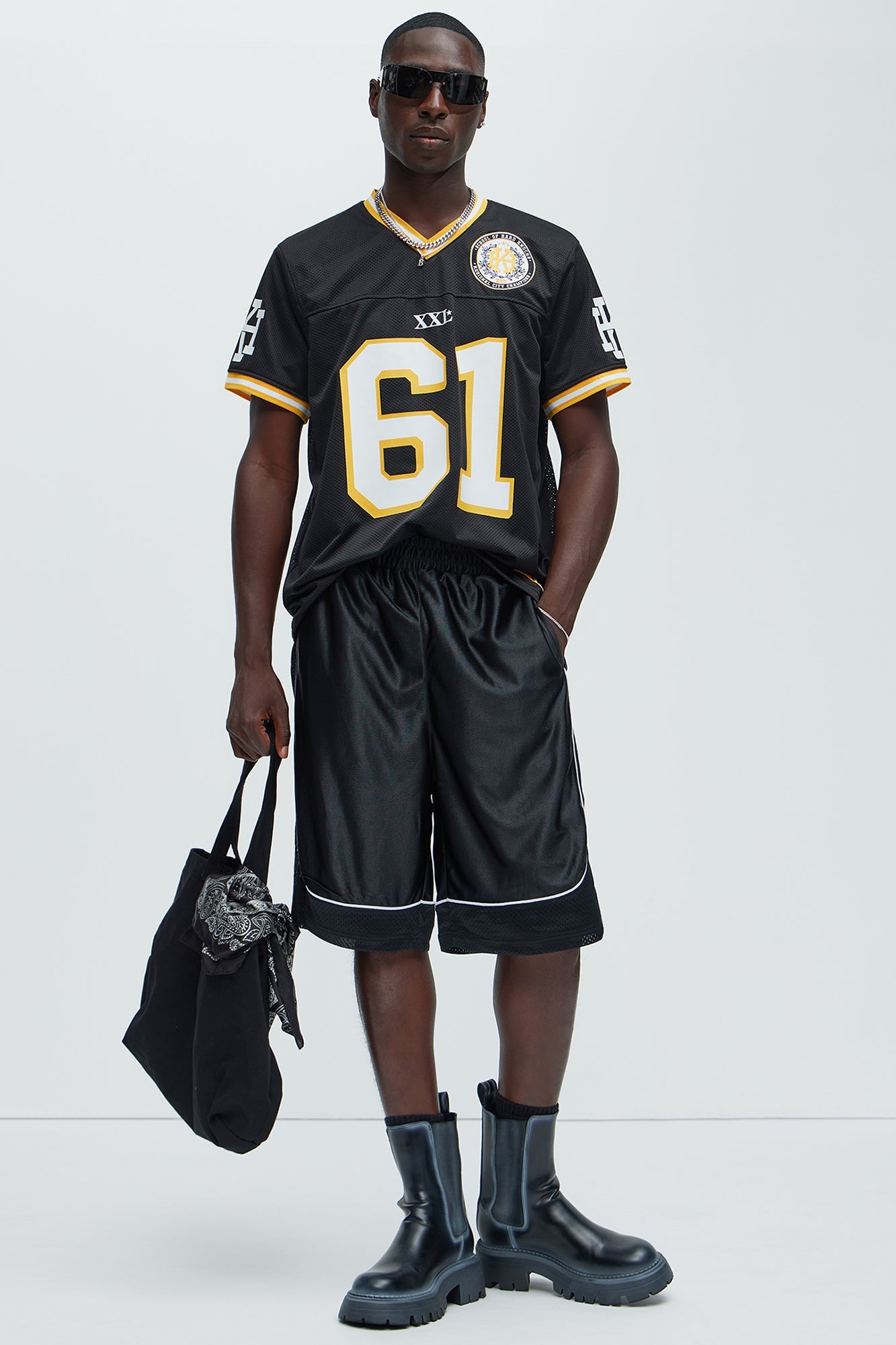 Hard Knocks Mesh Jersey - Black