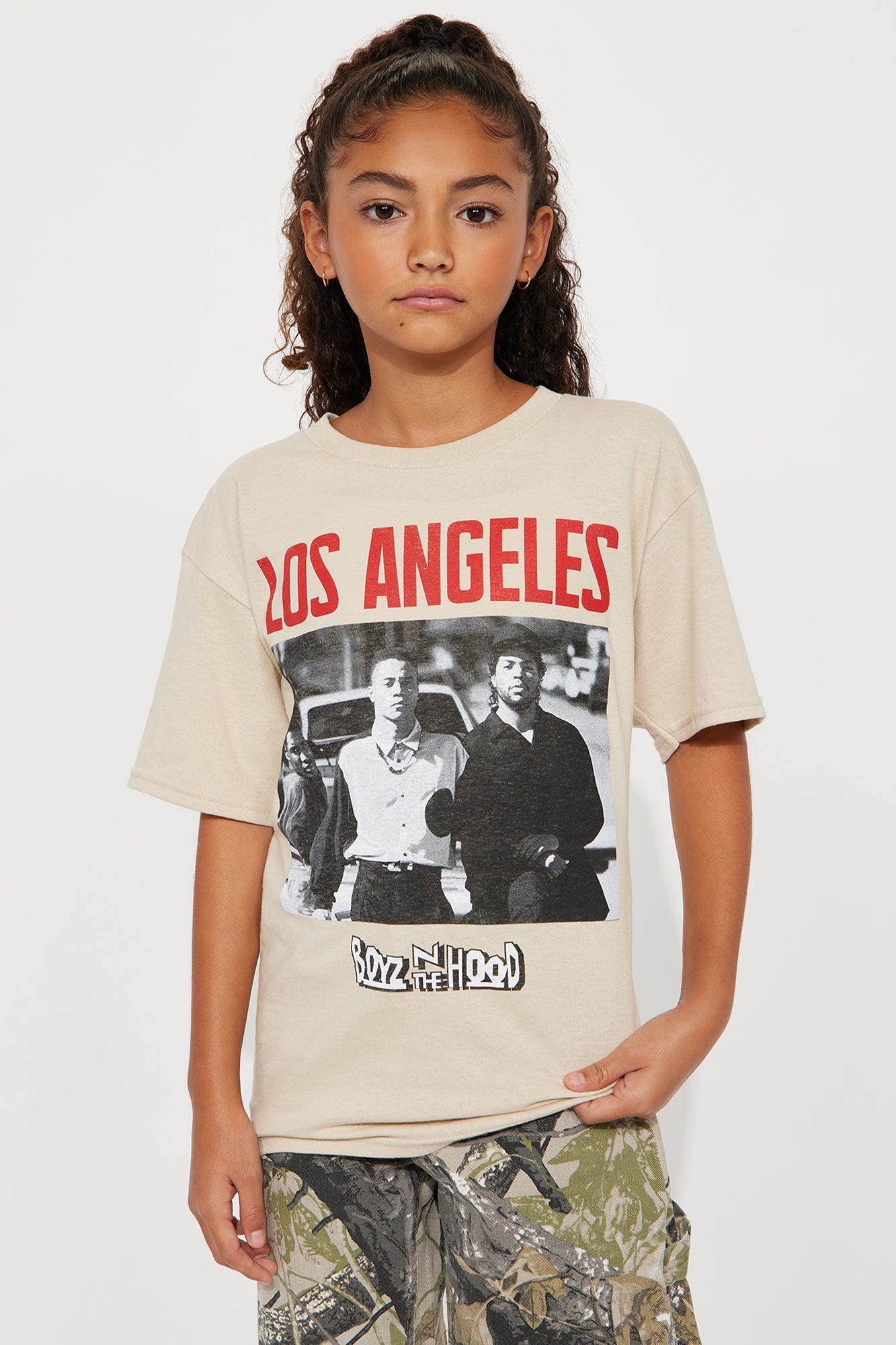 Mini Boyz N The Hood Downtown LA Tee - Sand