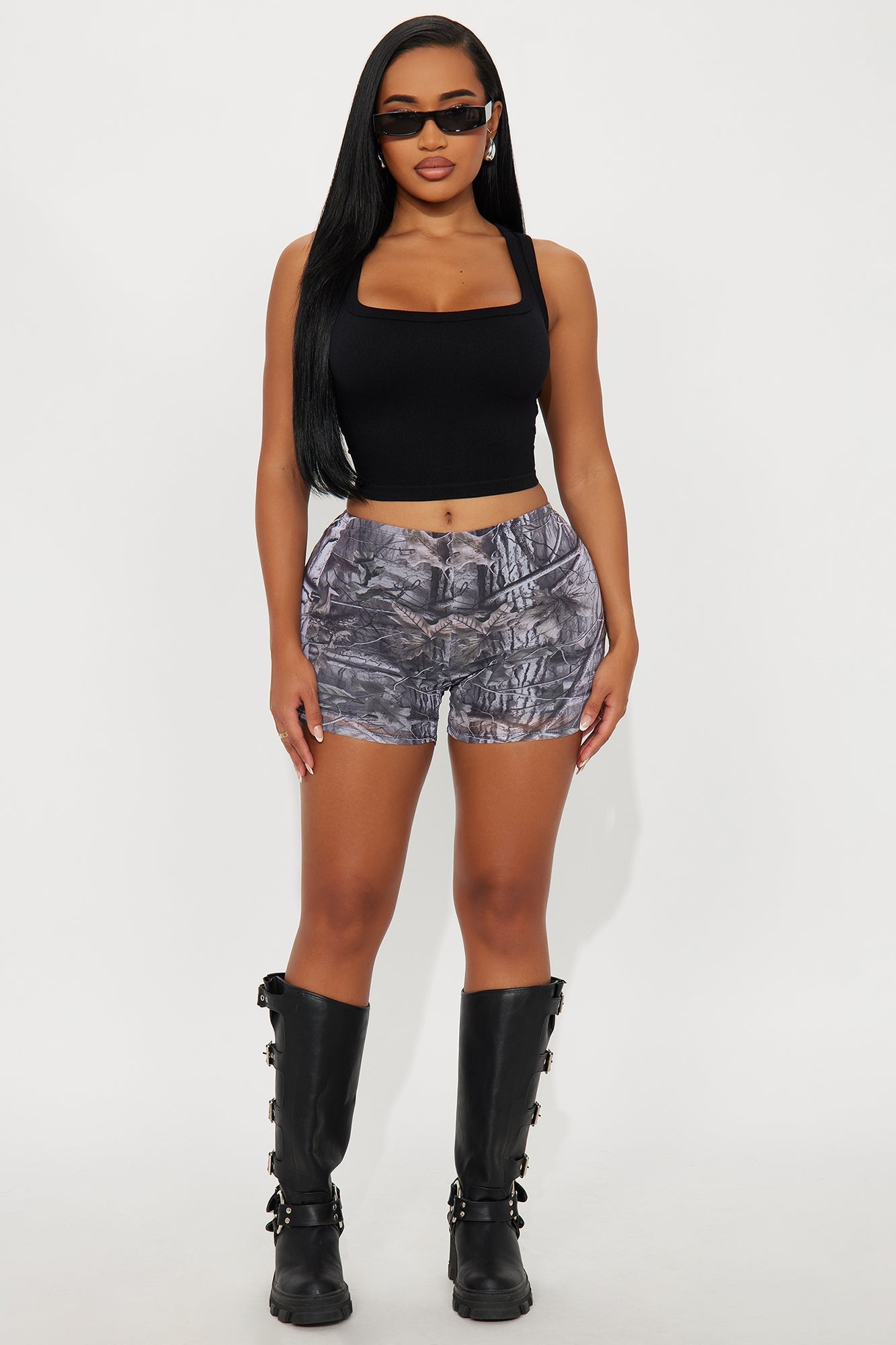 Army Brat Mesh Camo Hot Short - Camouflage