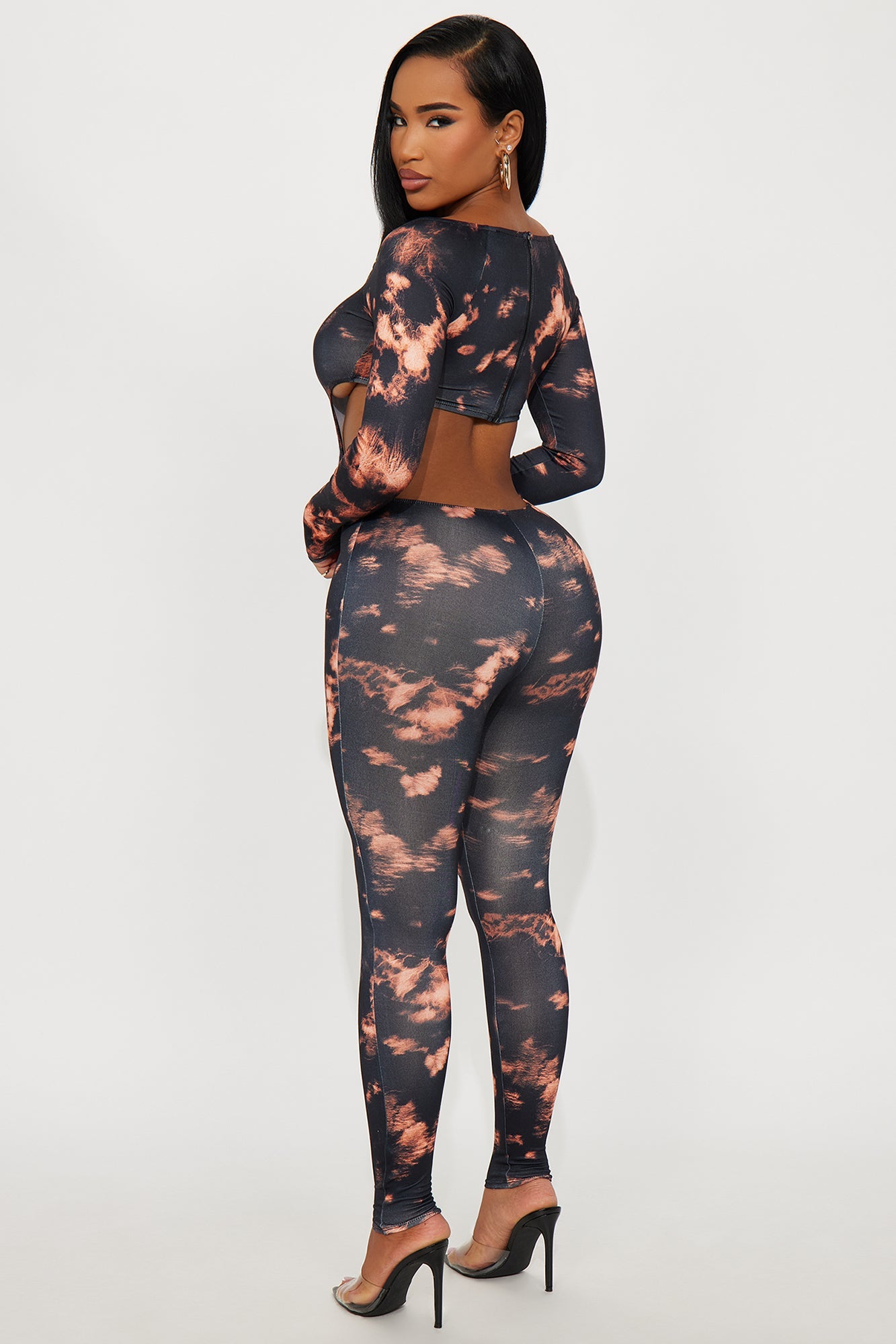 Naya Skinny Leg Jumpsuit - Black/combo