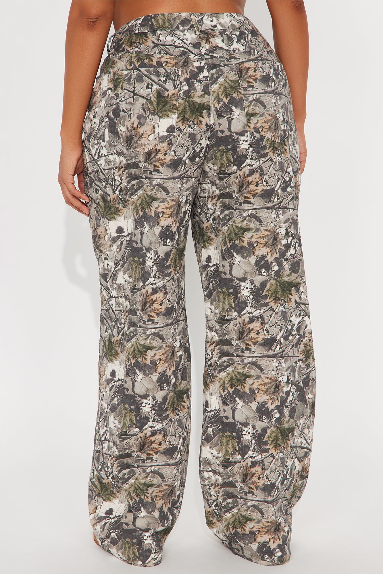 Nowhere To Be Found Camo Wide Leg Pant - Camouflage
