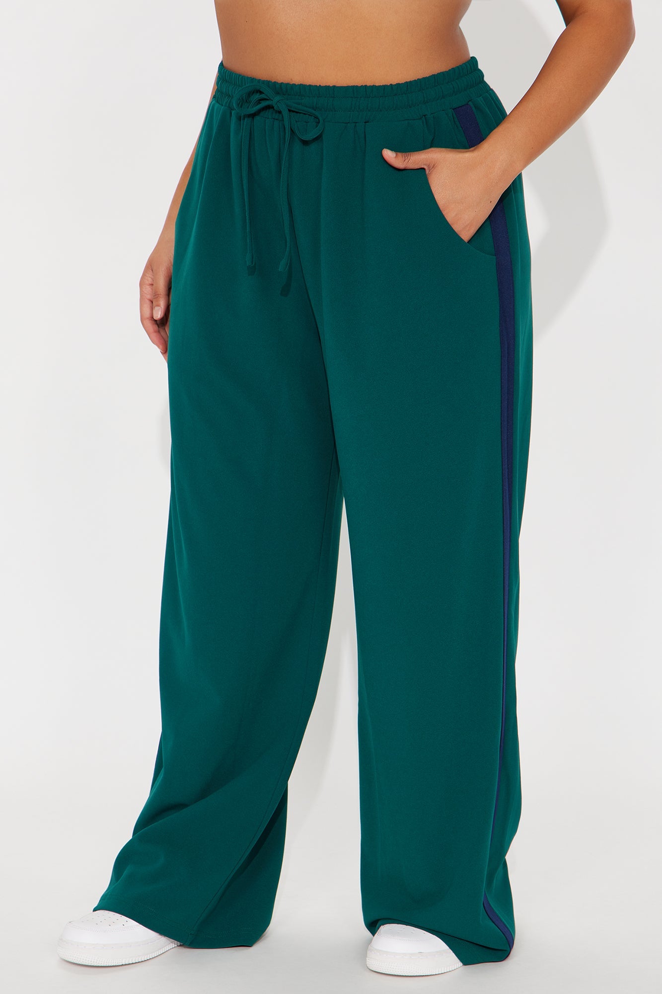 Point Of View Track Trouser Pant - Hunter Green