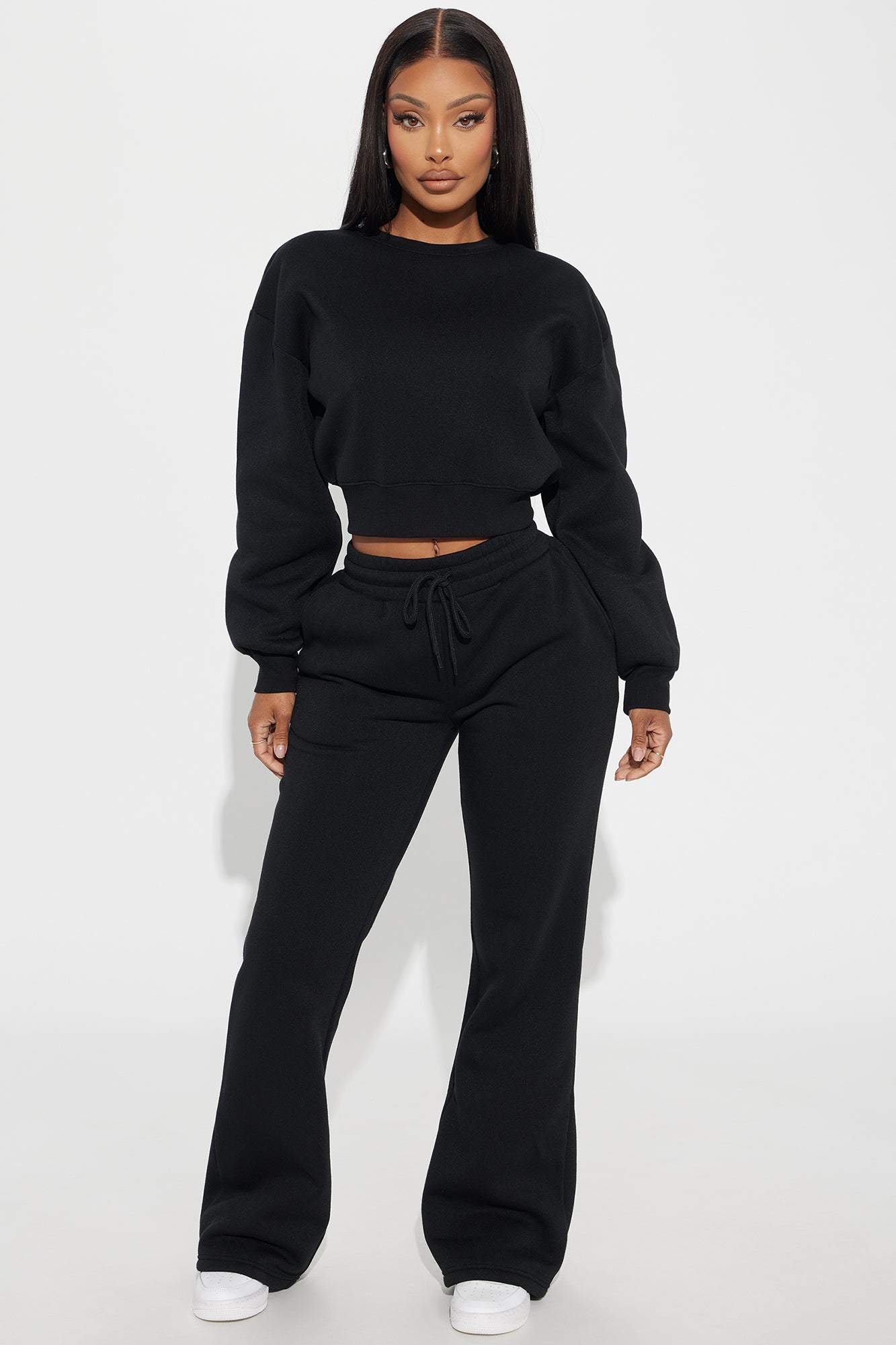 Candice Lounge Crew Neck - Black
