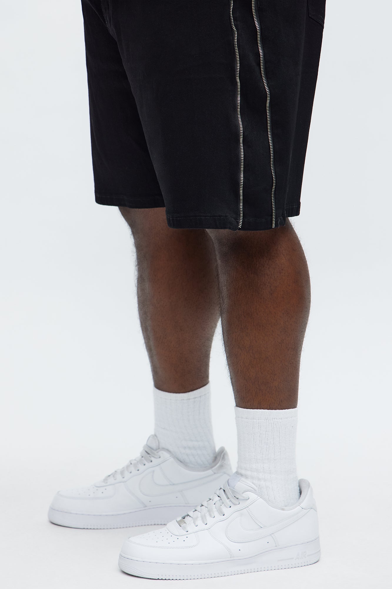 Relaxed Me Down Denim Shorts - Black