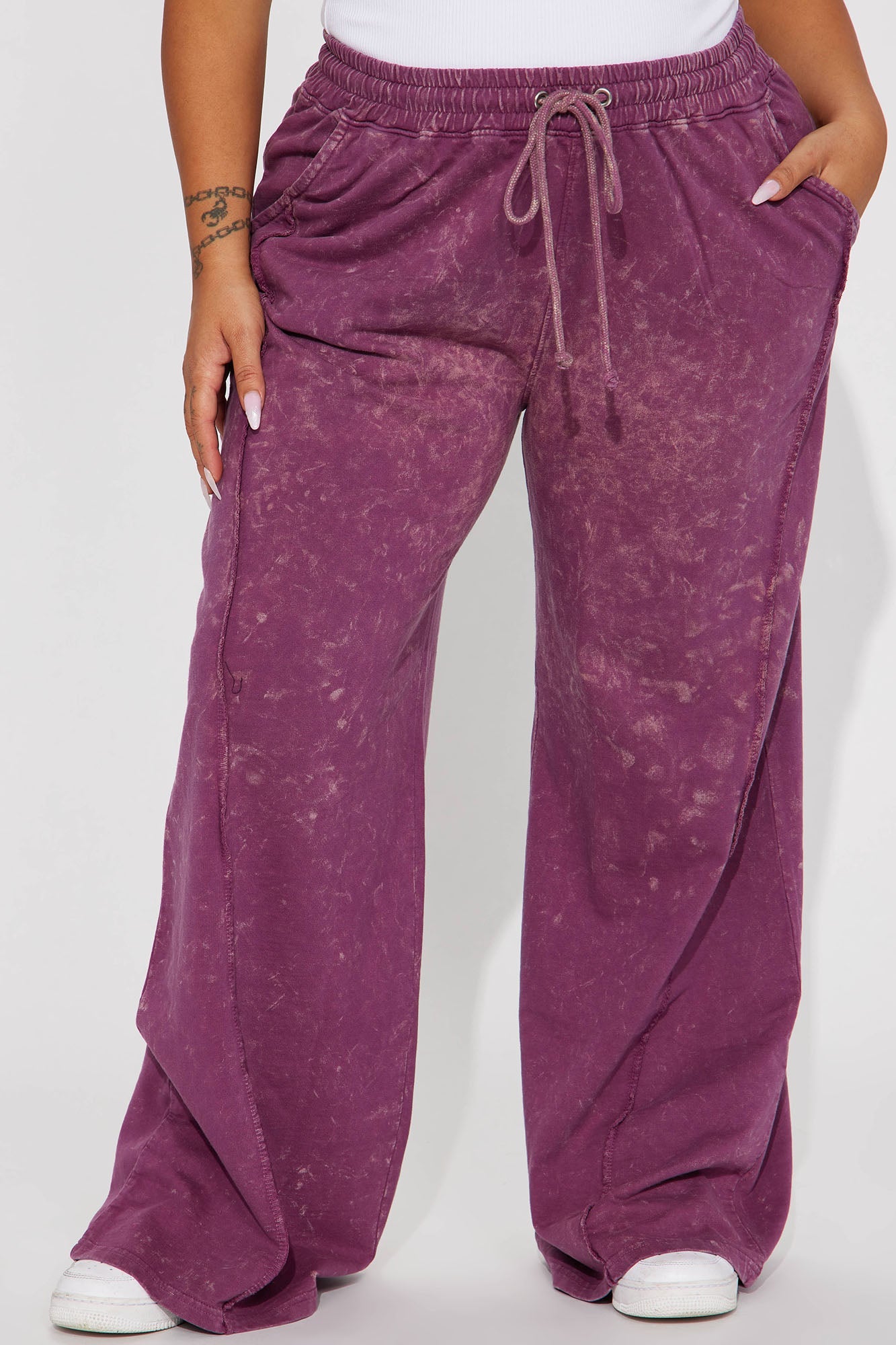 Chill Side Lounge Pant - Plum