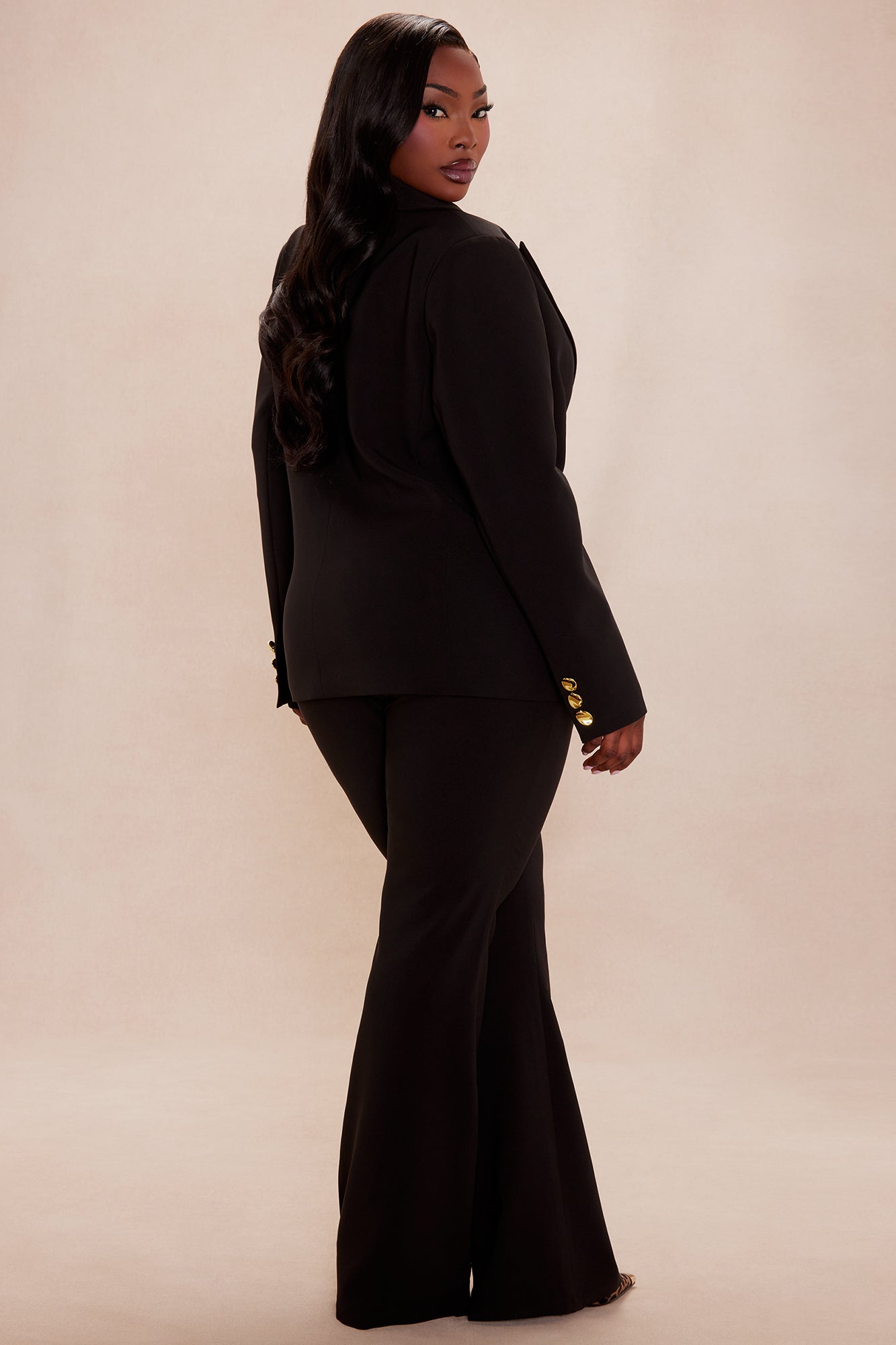 Kaylynn Suit Set - Black